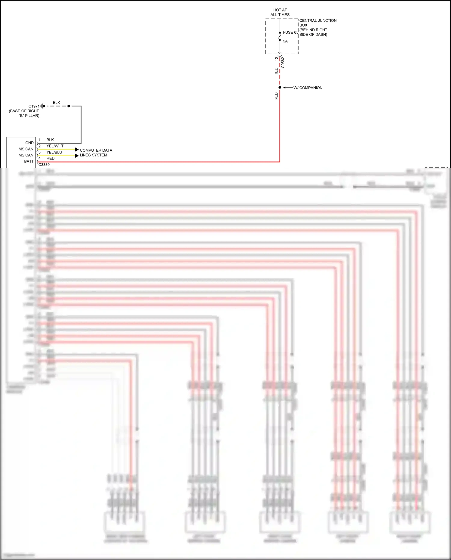 Land Rover Range Rover III facelift 2 (2009-2012) computer data lines system wiring diagram  (53 of 81)