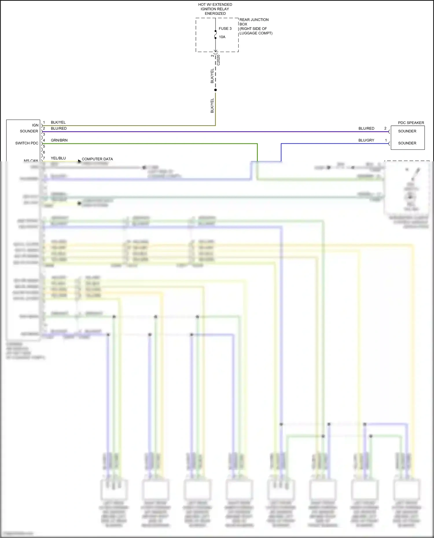 Land Rover Range Rover III facelift 2 (2009-2012) computer data lines system wiring diagram  (57 of 81)