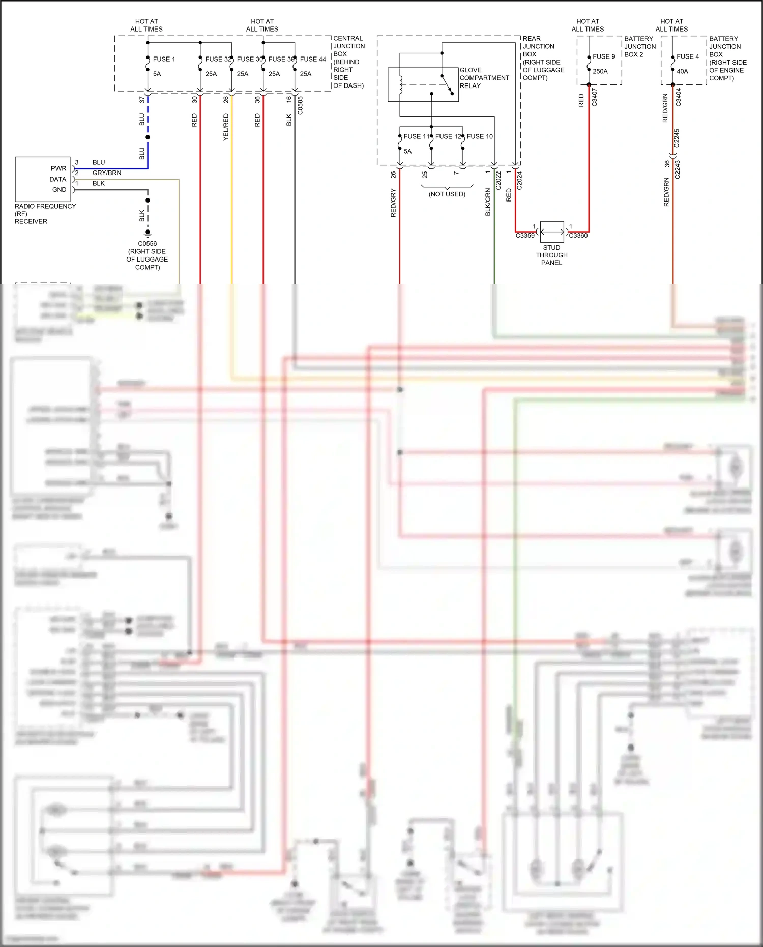 Land Rover Range Rover III facelift 2 (2009-2012) computer data lines system wiring diagram  (59 of 81)