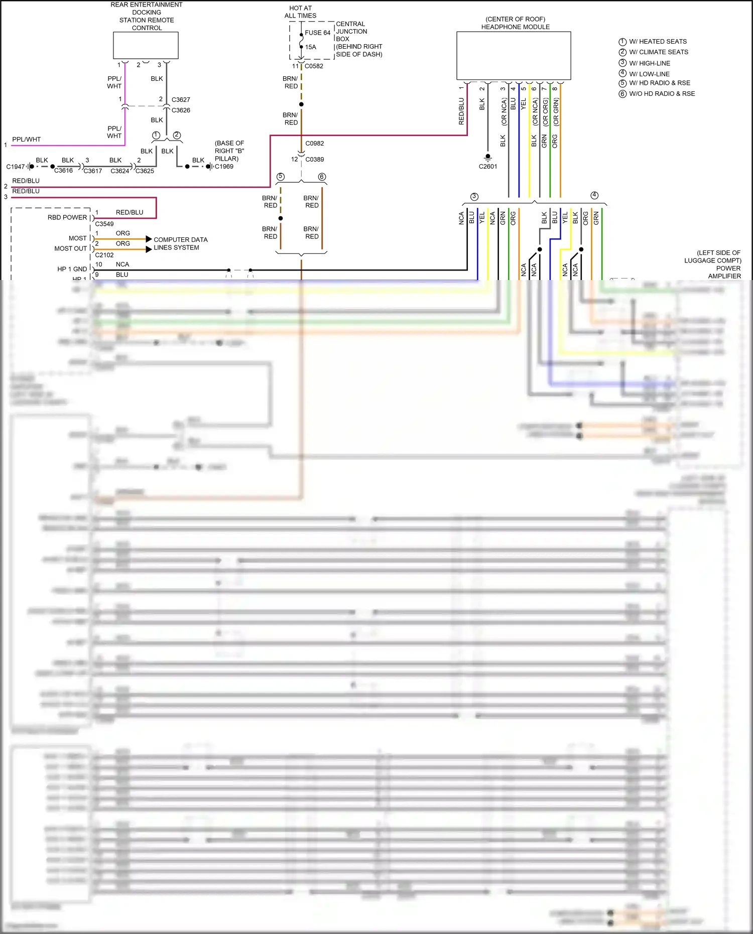 Land Rover Range Rover III facelift 2 (2009-2012) computer data lines system wiring diagram  (28 of 81)