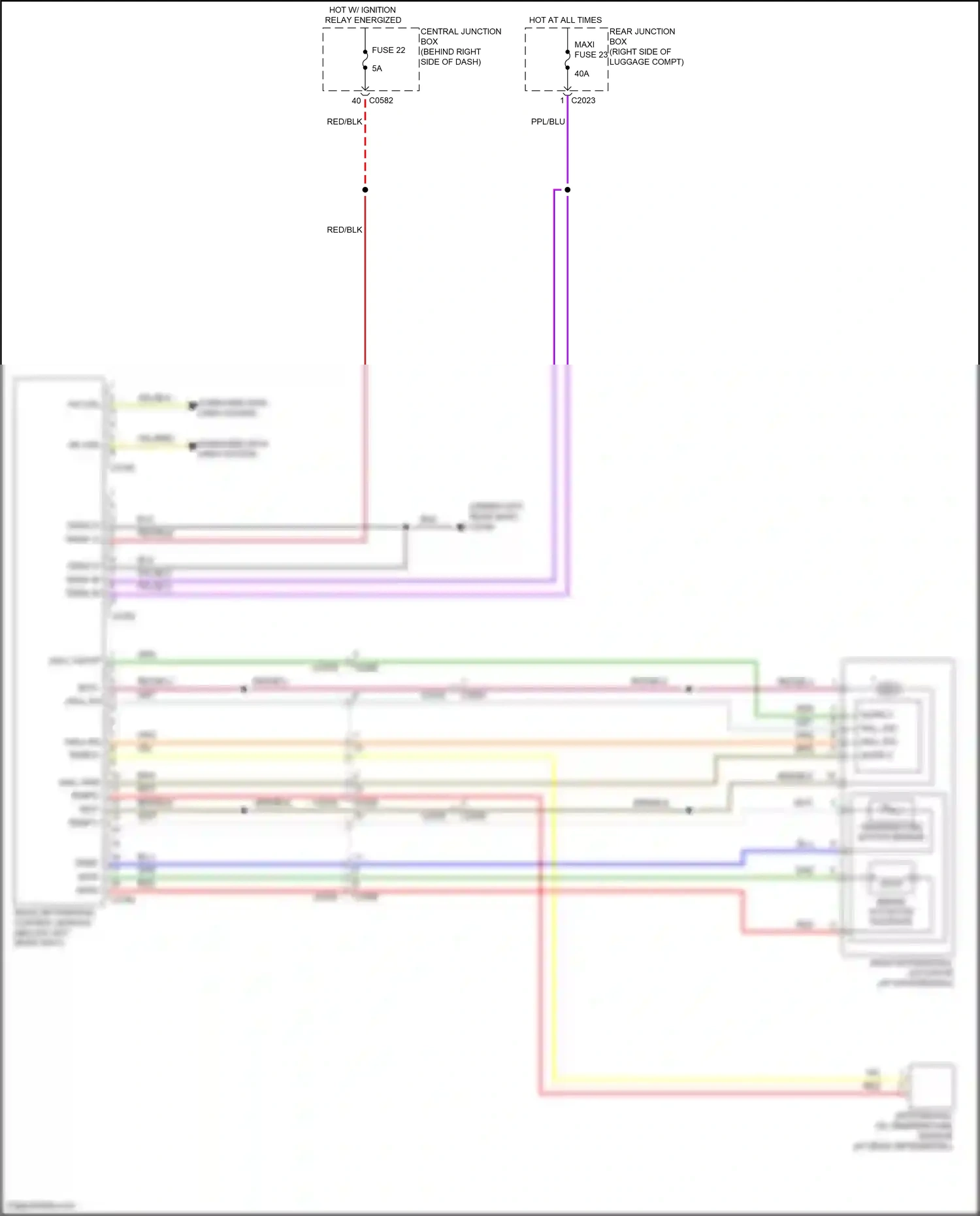 Land Rover Range Rover III facelift 2 (2009-2012) computer data lines system wiring diagram  (38 of 81)