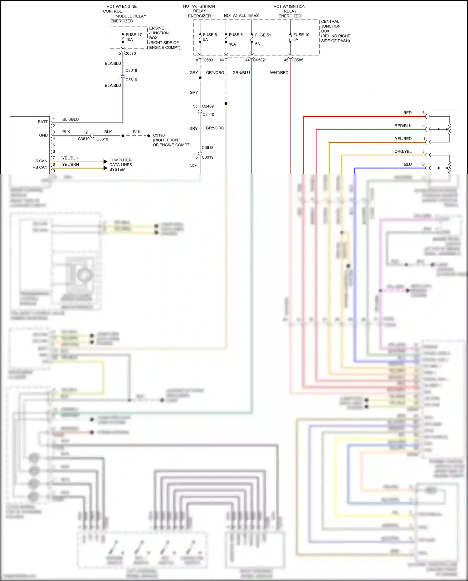 Land Rover Range Rover III facelift 2 (2009-2012) computer data lines system wiring diagram  (4 of 81)