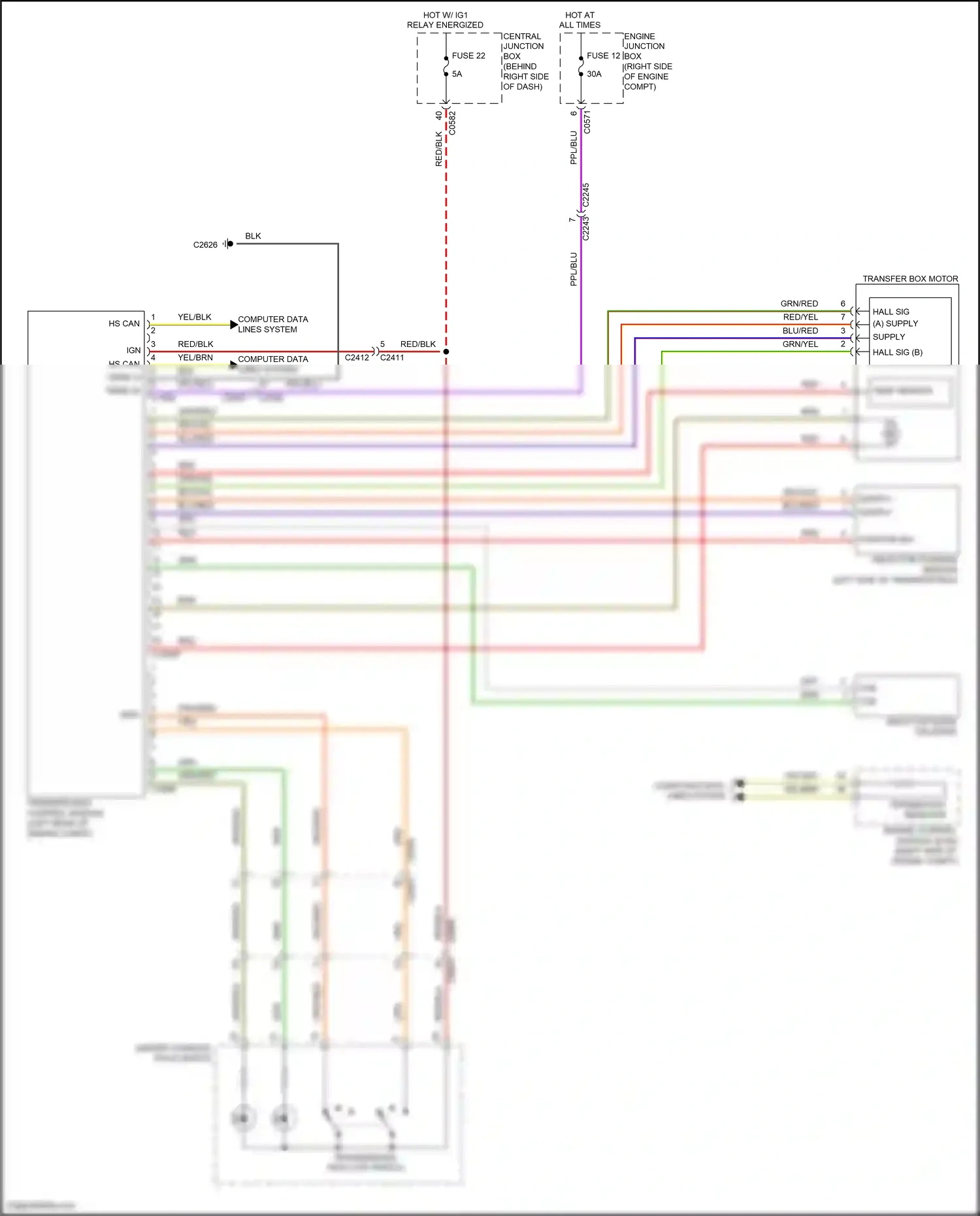 Land Rover Range Rover III facelift 2 (2009-2012) computer data lines system wiring diagram  (31 of 81)