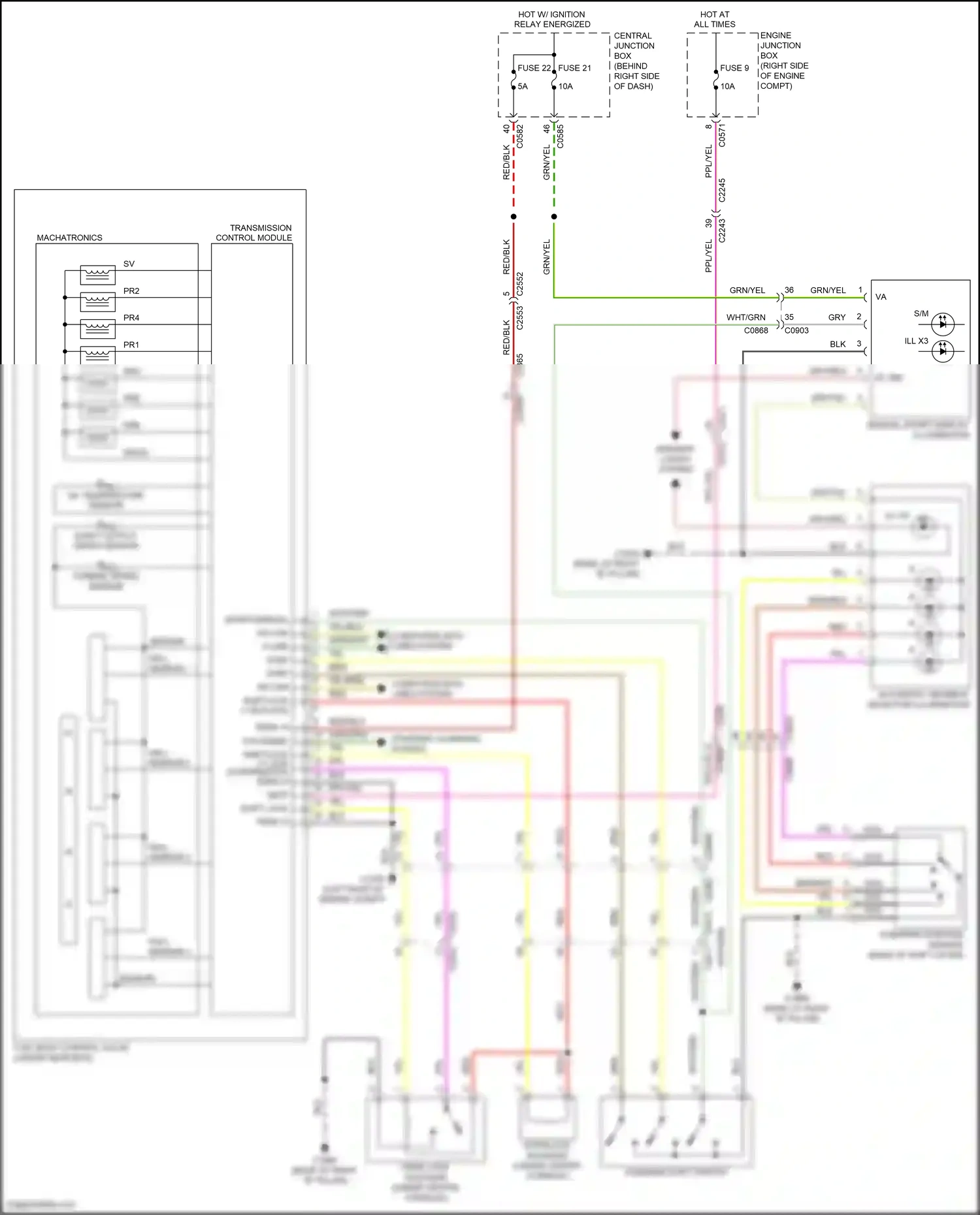 Land Rover Range Rover III facelift 2 (2009-2012) computer data lines system wiring diagram  (33 of 81)