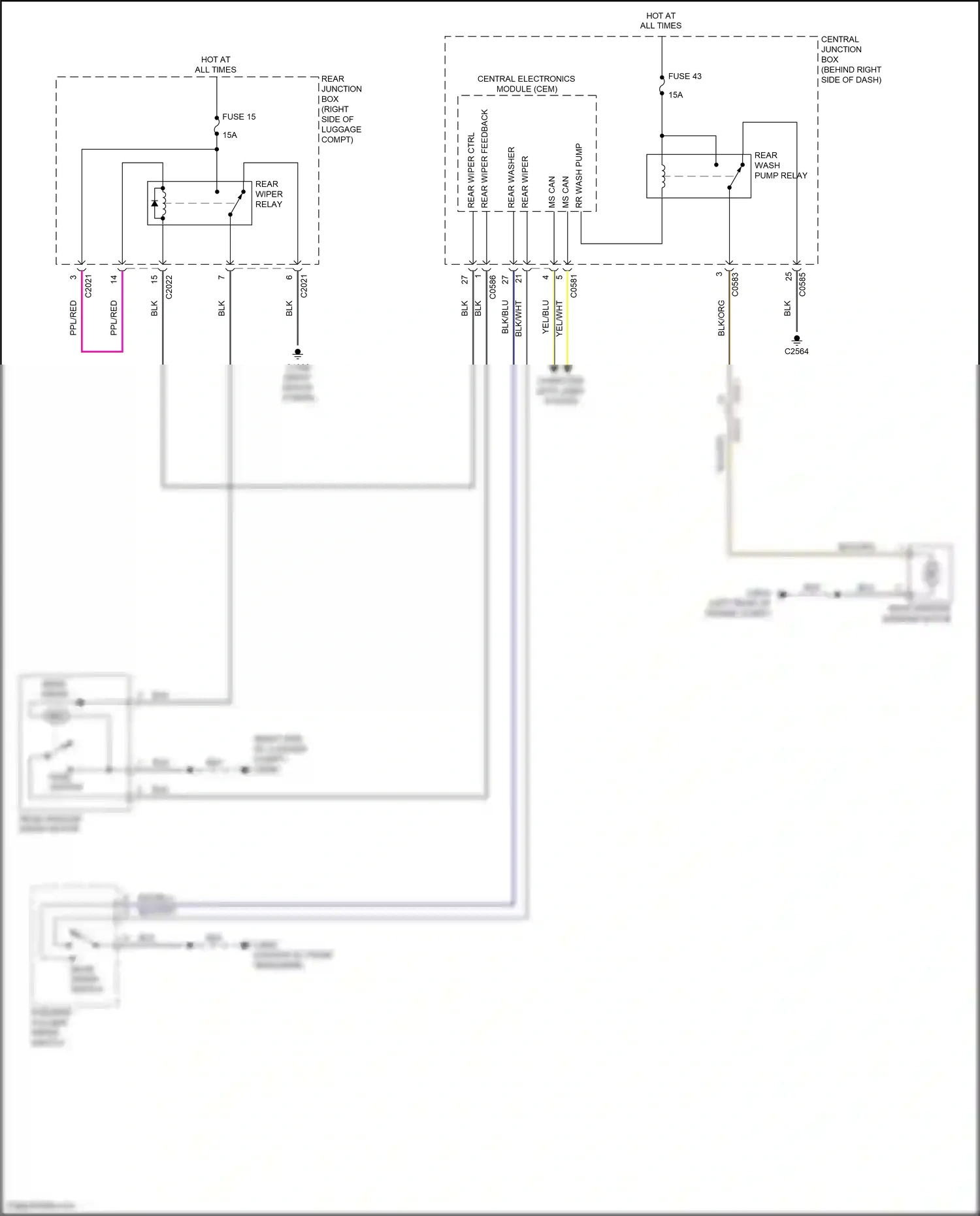 Land Rover Range Rover III facelift 2 (2009-2012) computer data lines system wiring diagram  (49 of 81)
