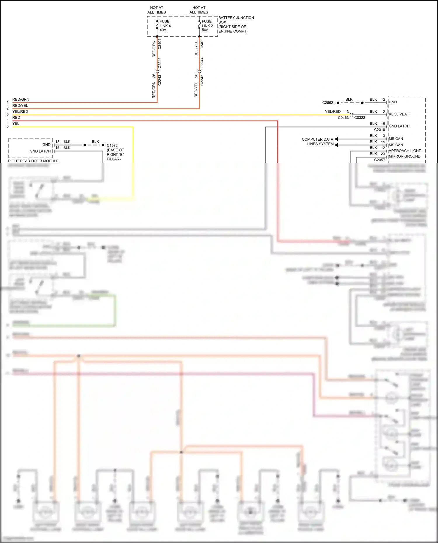 Land Rover Range Rover III facelift 2 (2009-2012) computer data lines system wiring diagram  (14 of 81)