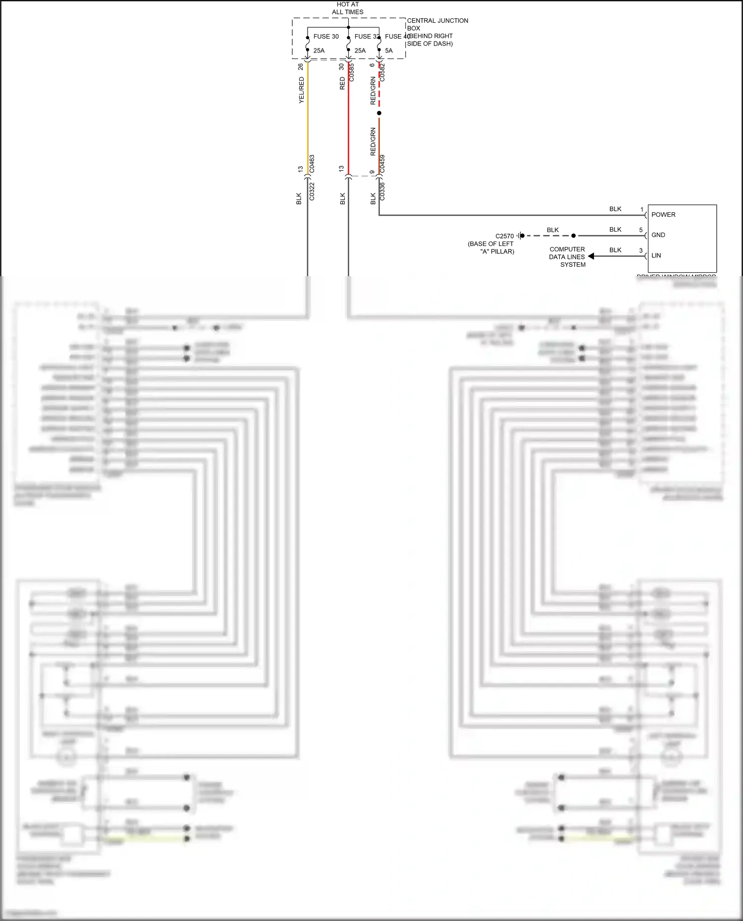 Land Rover Range Rover III facelift 2 (2009-2012) computer data lines system wiring diagram  (48 of 81)