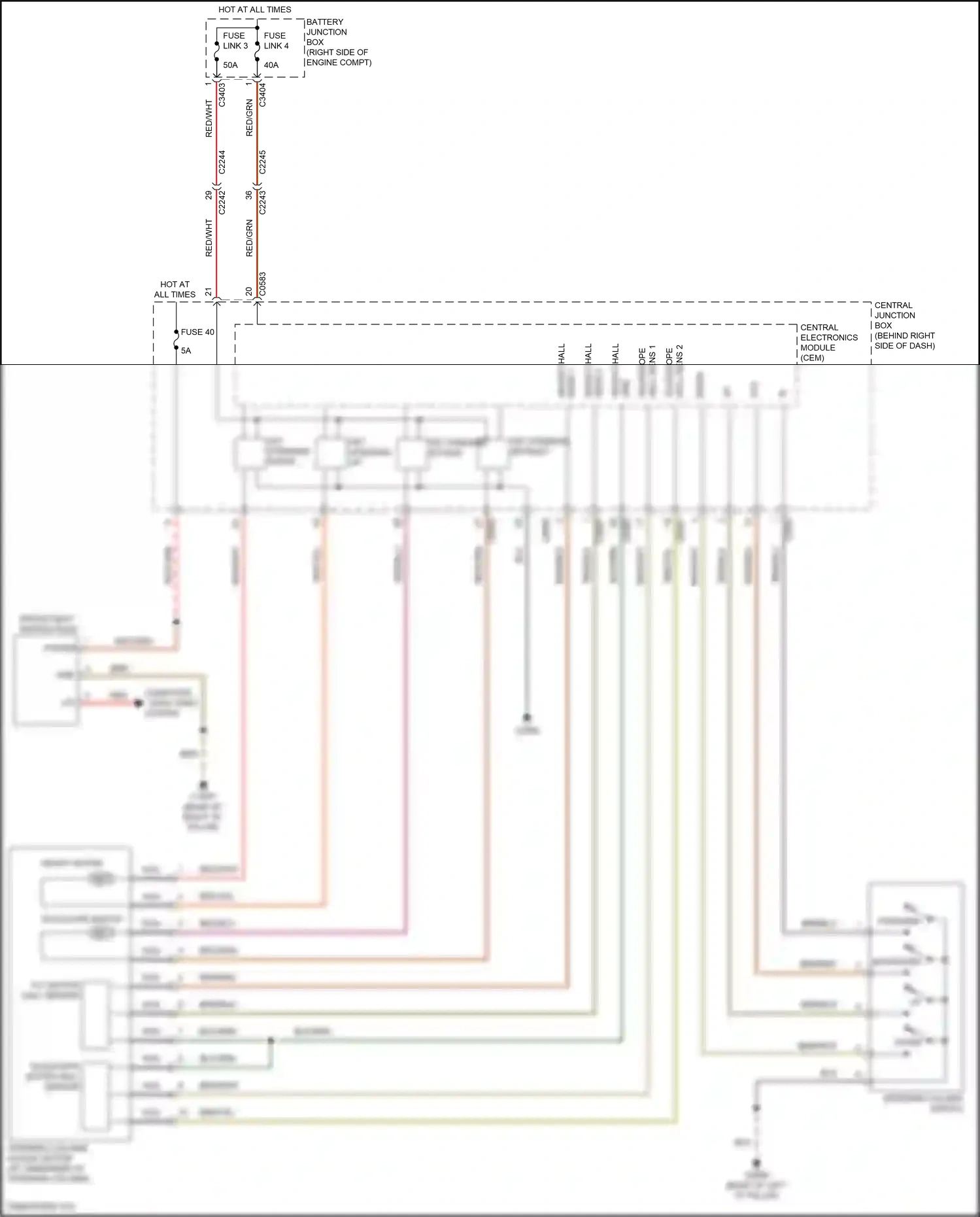 Land Rover Range Rover III facelift 2 (2009-2012) computer data lines wiring diagram  (1 of 1)