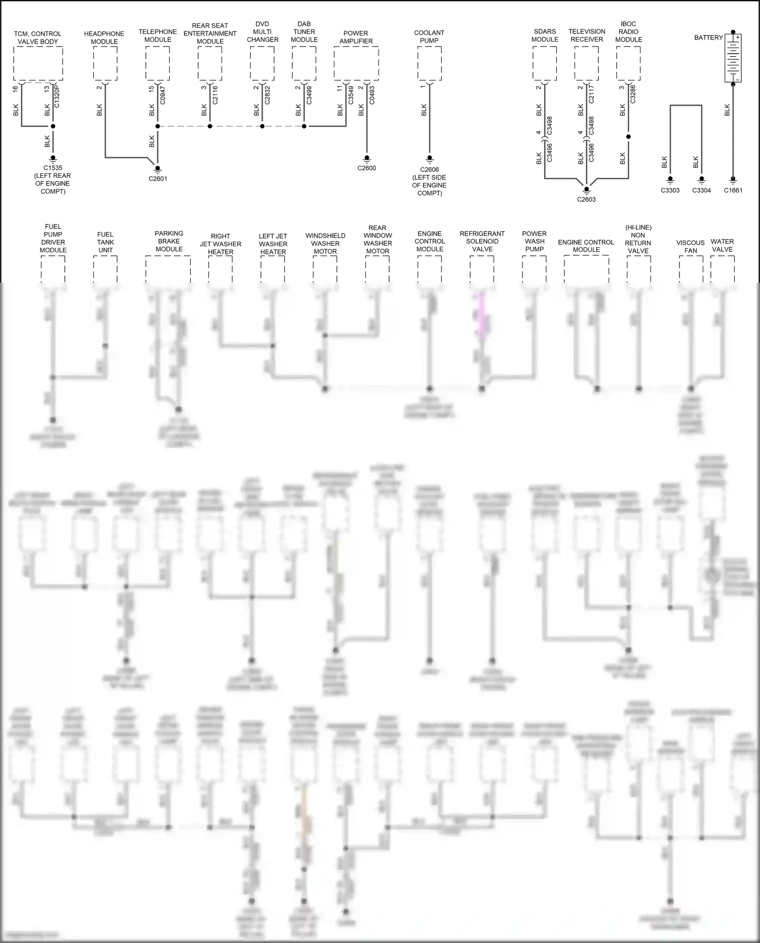 Land Rover Range Rover III facelift 2 (2009-2012) engine control module wiring diagram  (4 of 5)