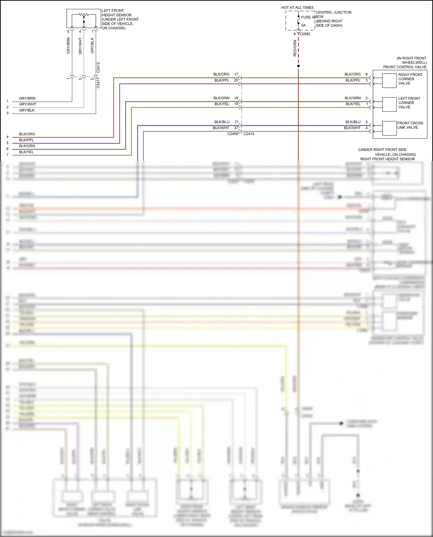 Land Rover Range Rover III facelift 2 (2009-2012) temp compressor sensor wiring diagram  (1 of 1)