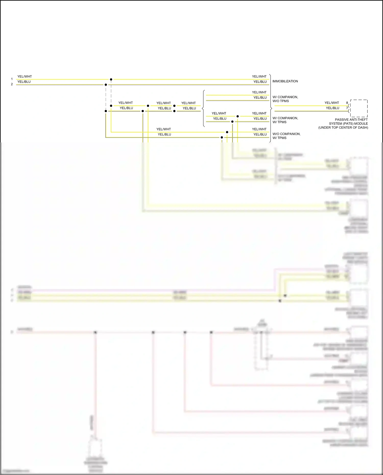 Land Rover Range Rover III facelift (2005-2009) automatic temperature control module wiring diagram  (2 of 14)