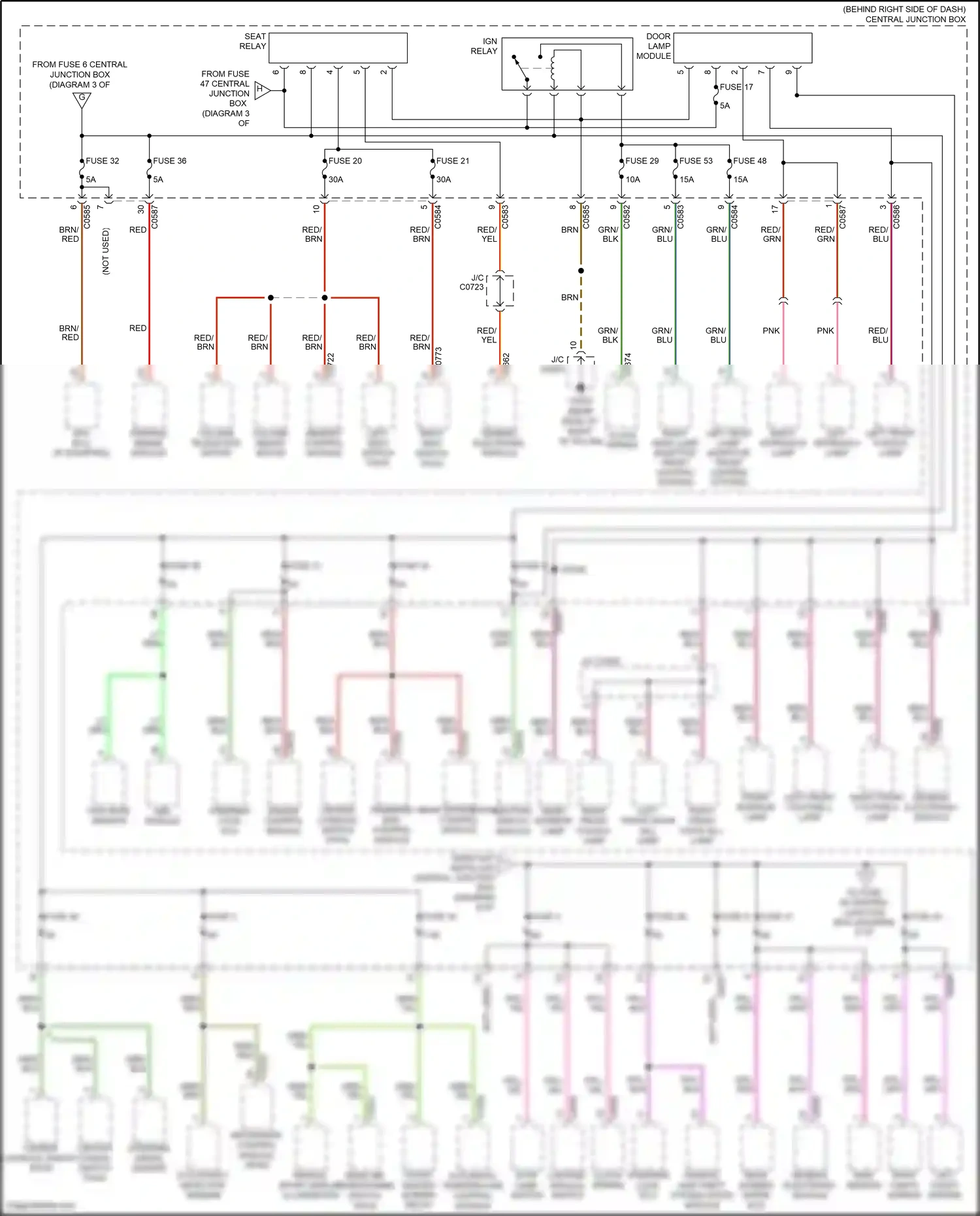 Land Rover Range Rover III facelift (2005-2009) automatic temperature control module wiring diagram  (7 of 14)