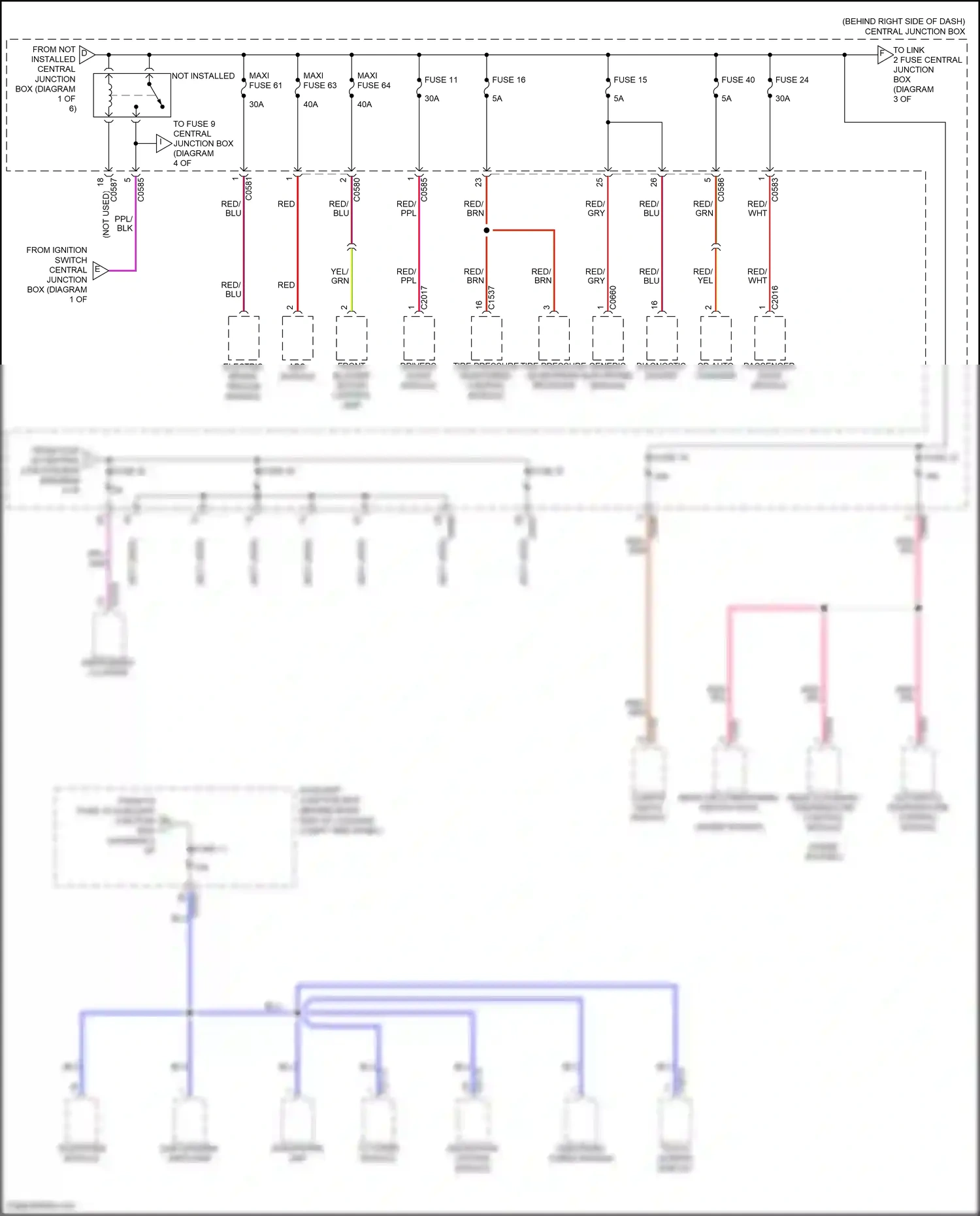 Land Rover Range Rover III facelift (2005-2009) automatic temperature control module wiring diagram  (9 of 14)
