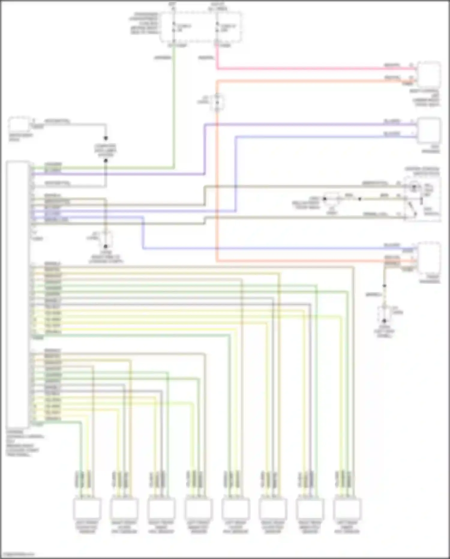Wiring diagram brn for Land Rover Range Rover III (2002-2005) (14 of 64)