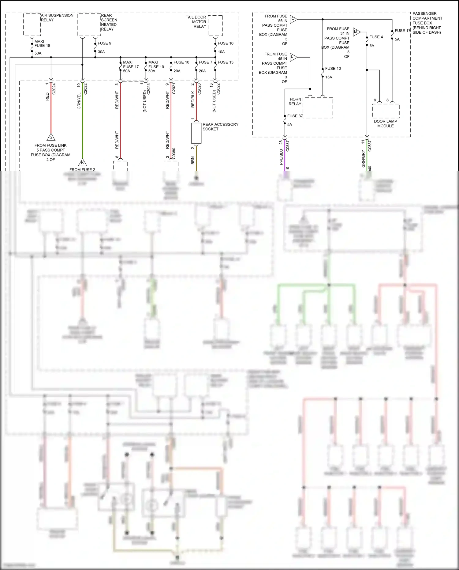 Land Rover Range Rover III (2002-2005) lighting switch module wiring diagram  (12 of 14)