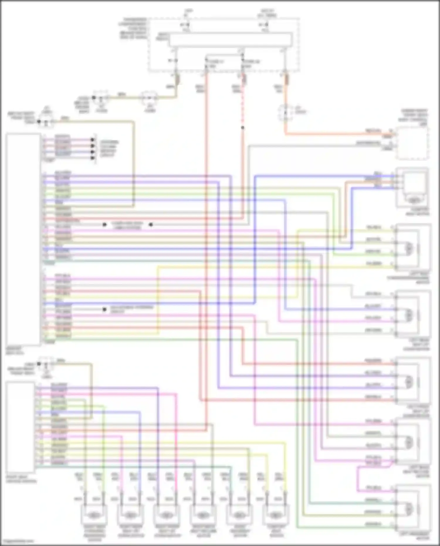 Wiring diagram ppl/red for Land Rover Range Rover III (2002-2005) (2 of 5)
