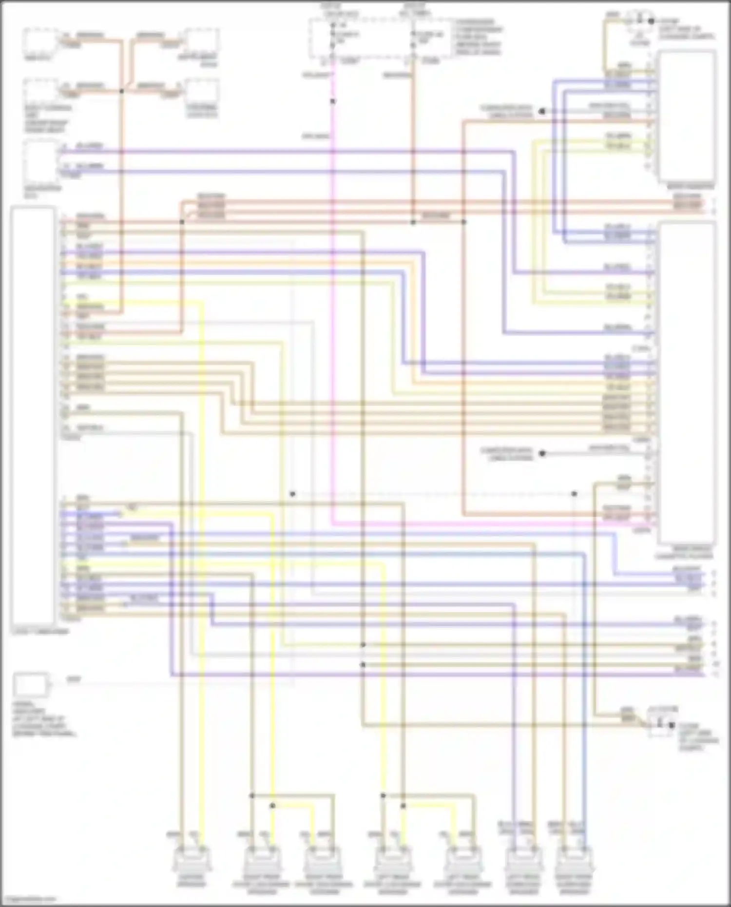 Wiring diagram ppl/wht for Land Rover Range Rover III (2002-2005) (10 of 12)