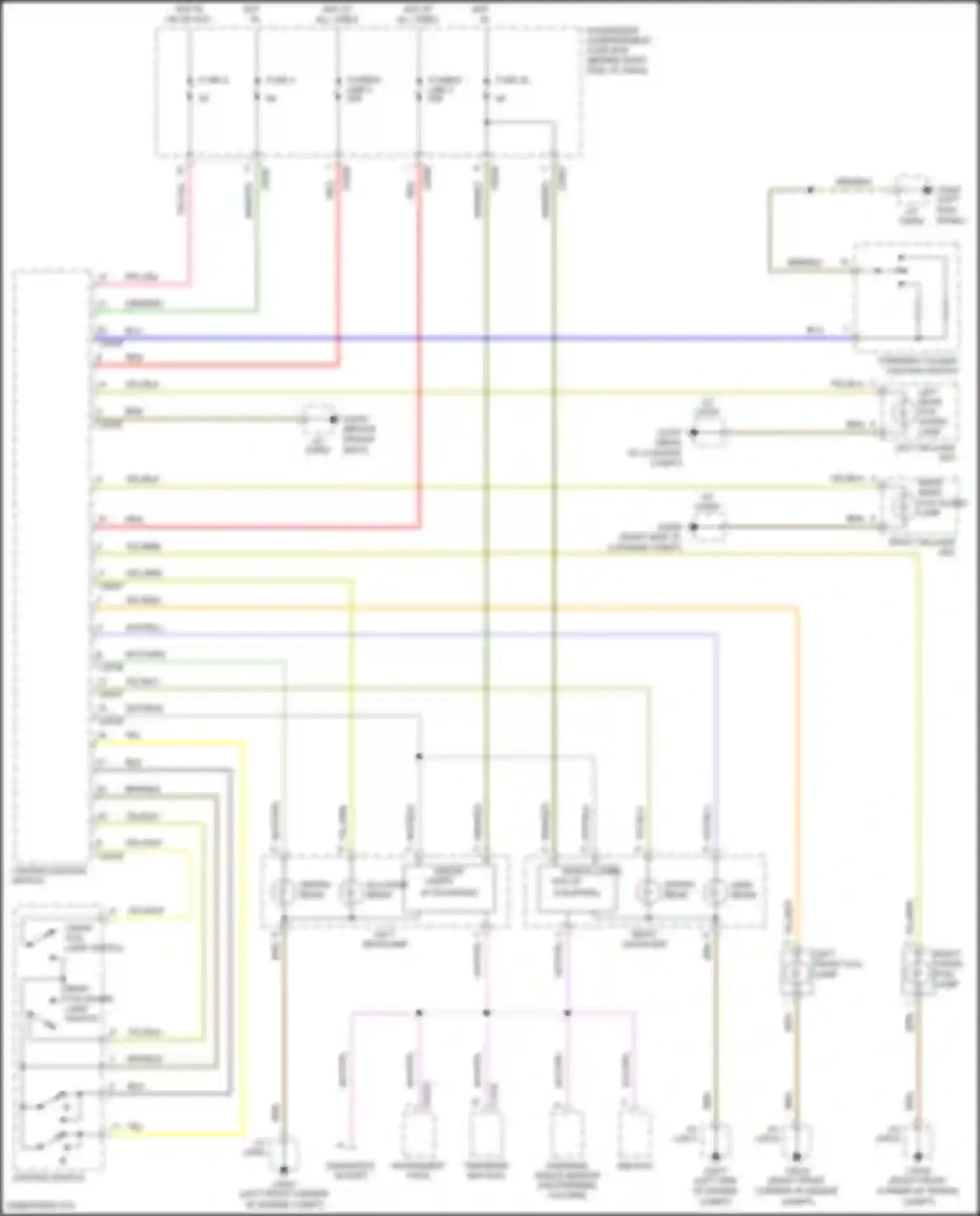 Wiring diagram yel/blu for Land Rover Range Rover III (2002-2005) (6 of 11)