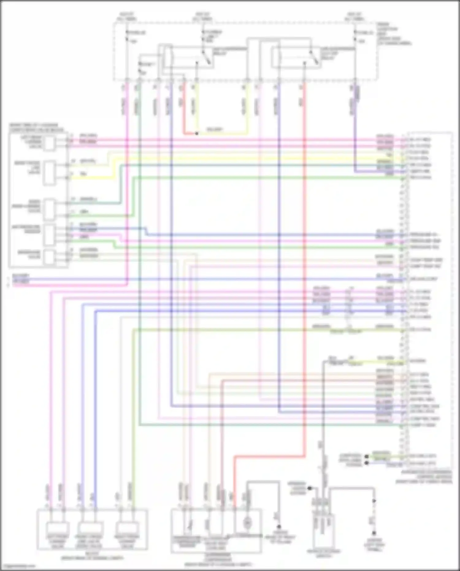 Range Rover Land Rover IV (2012-2017): Air suspension circuit (2 of 2)