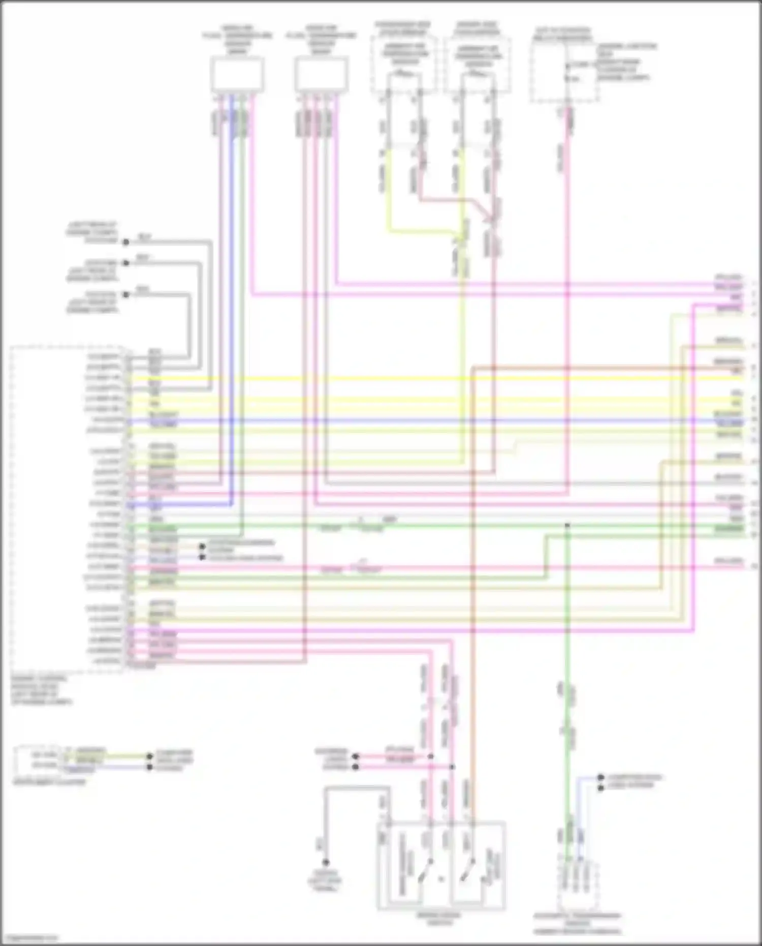 Range Rover Land Rover IV (2012-2017): Wiring diagram engine performance 5.0l sc (1 of 9)