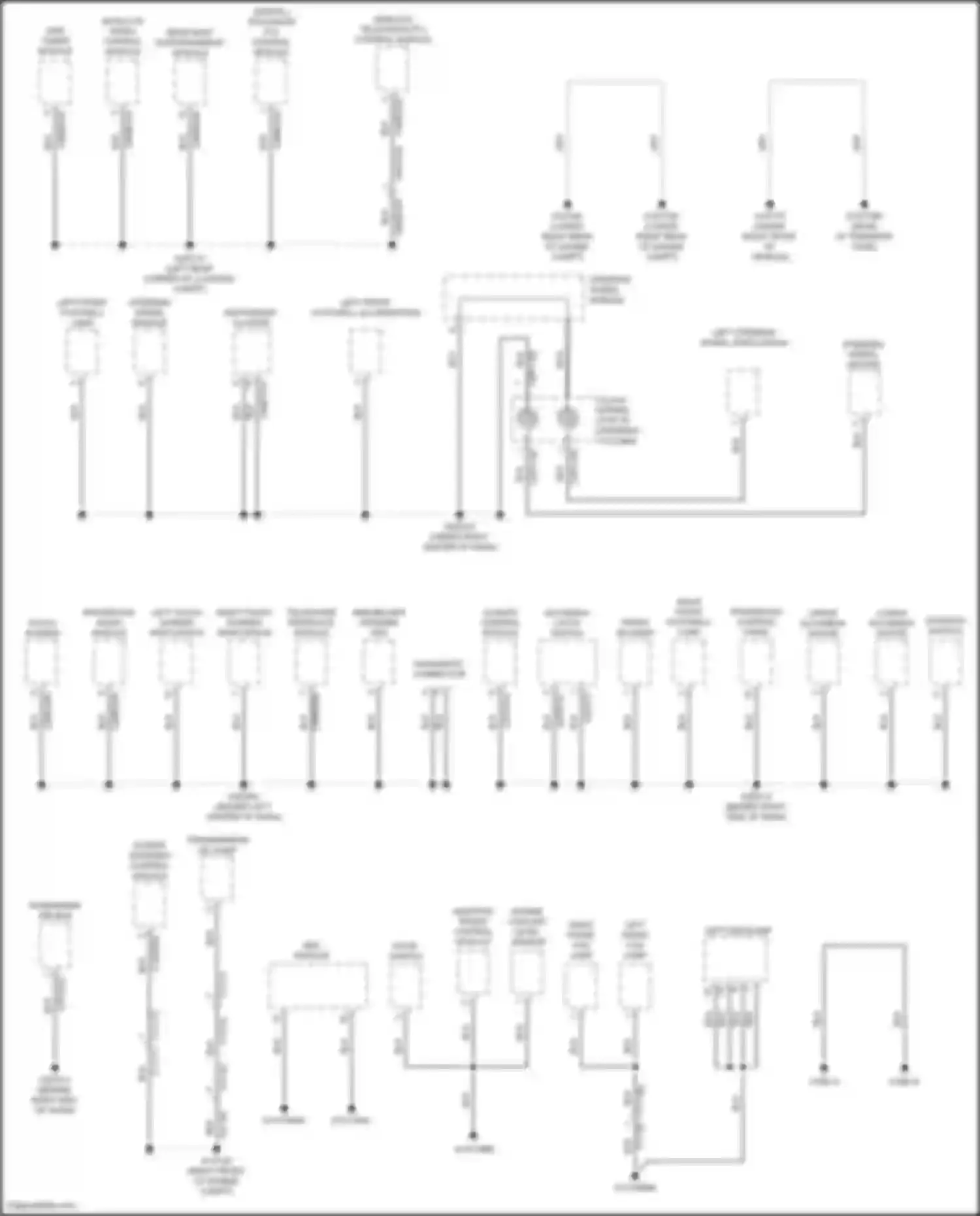 Range Rover Land Rover IV (2012-2017): Ground distribution circuit (1 of 7)