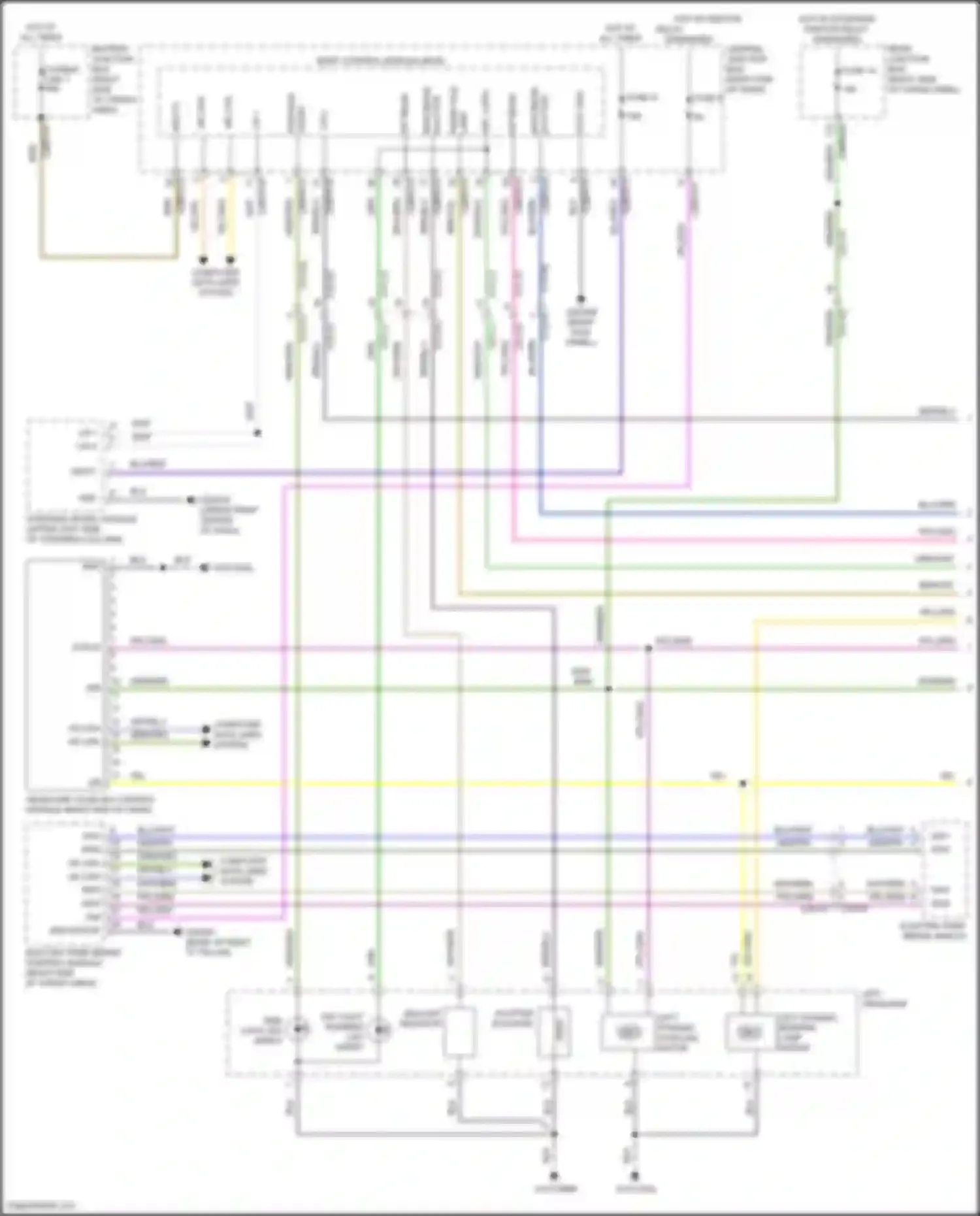 Range Rover Land Rover IV (2012-2017): Headlights circuit (1 of 2)