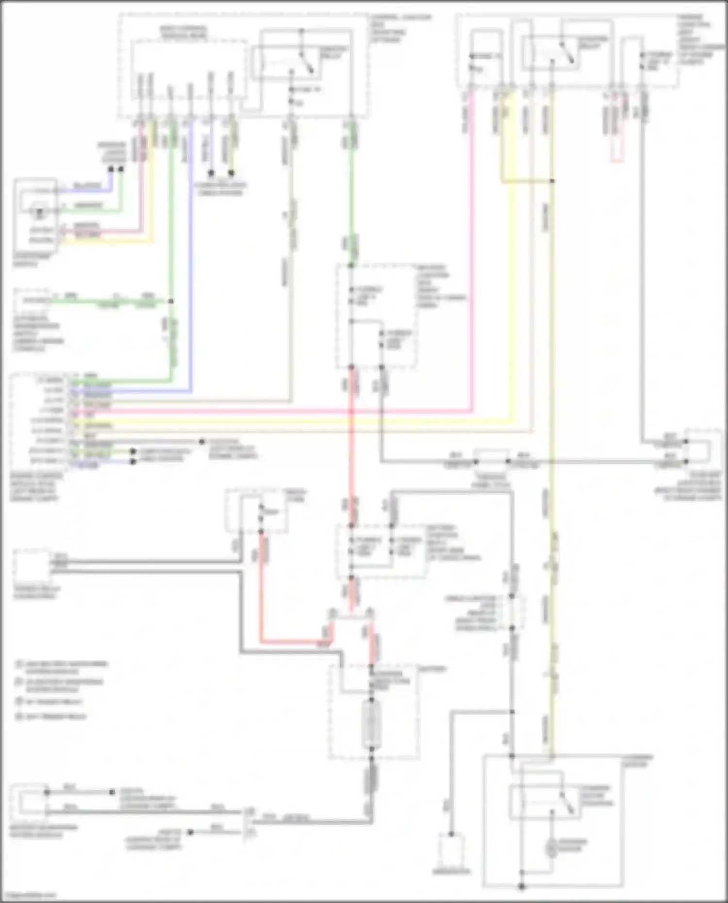 Range Rover Land Rover IV (2012-2017): Starting circuit, w/o tss