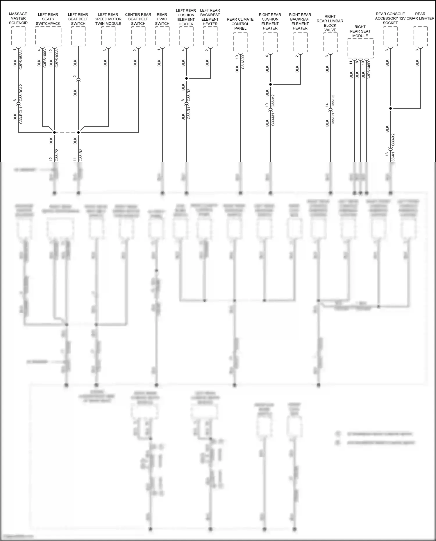 Land Rover Range Rover IV (2012-2017) av input panel wiring diagram  (1 of 6)