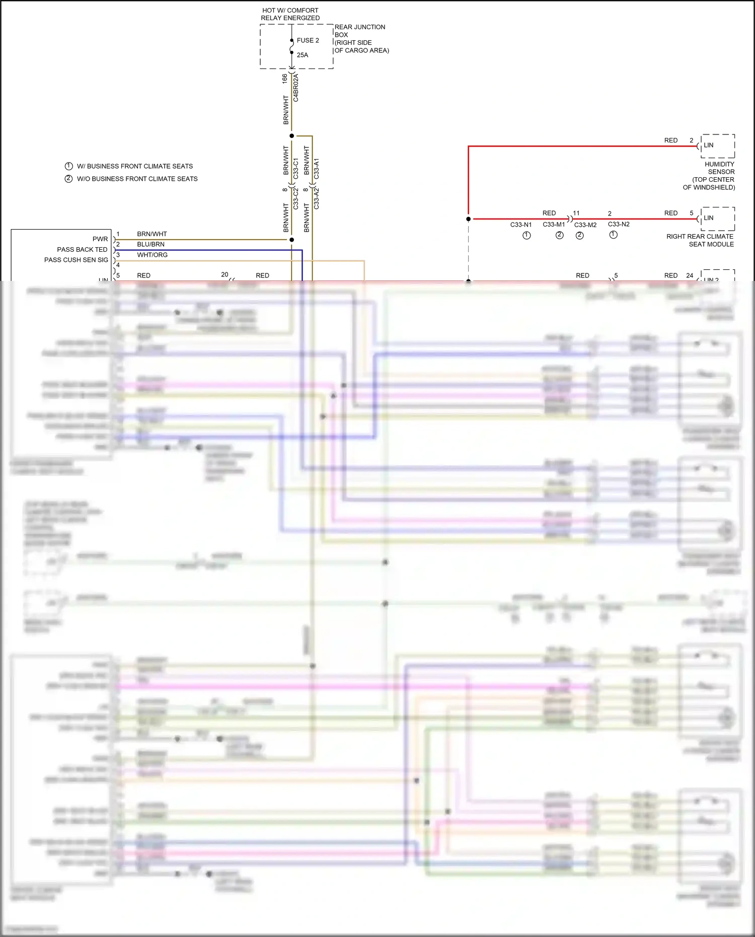 Land Rover Range Rover IV (2012-2017) climate control module wiring diagram  (2 of 15)