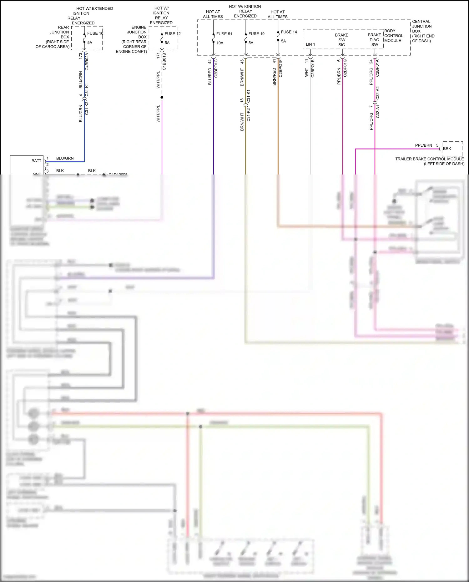 Land Rover Range Rover IV (2012-2017) computer data lines system wiring diagram  (23 of 99)