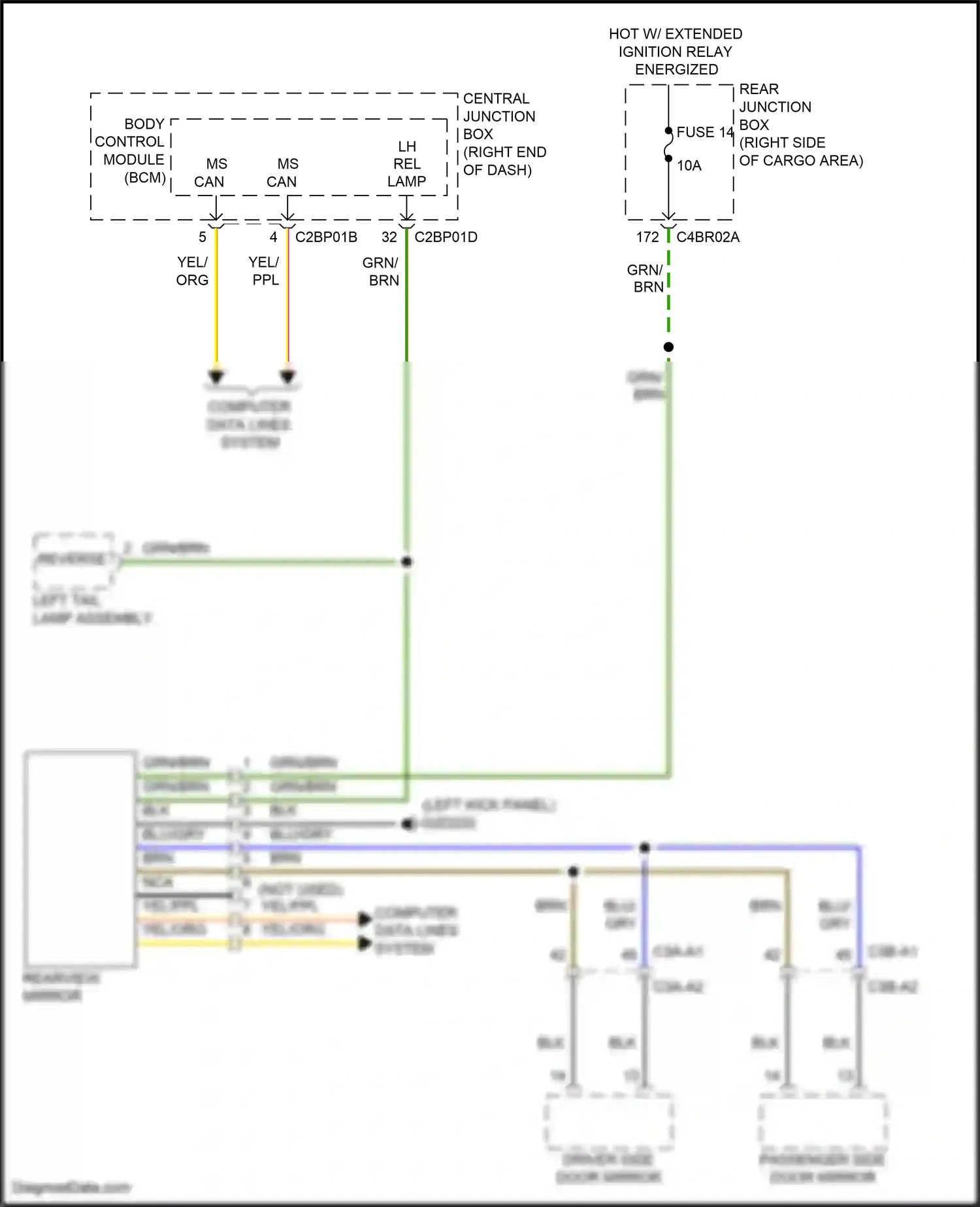 Land Rover Range Rover IV (2012-2017) computer data lines system wiring diagram  (38 of 99)