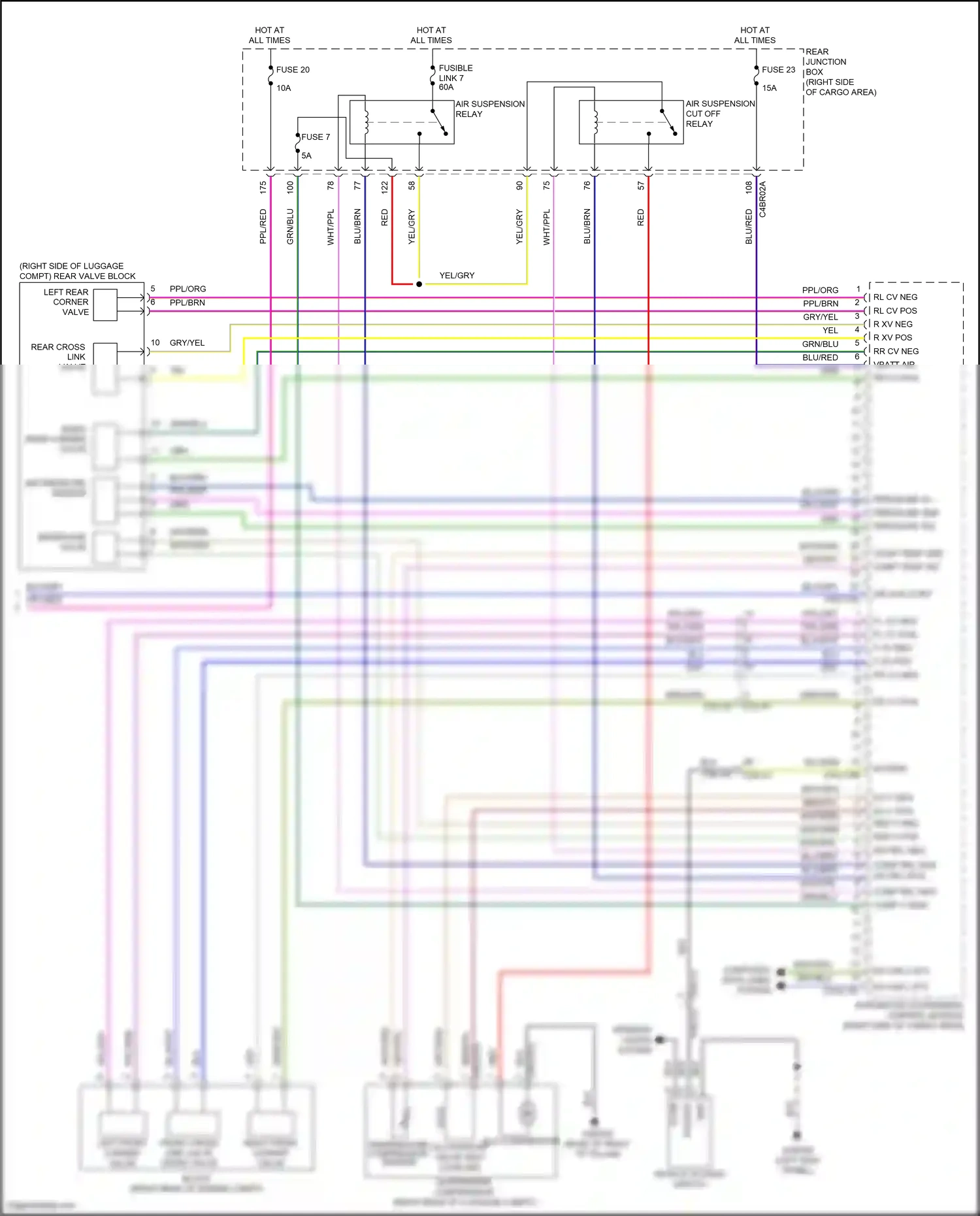 Land Rover Range Rover IV (2012-2017) computer data lines system wiring diagram  (32 of 99)