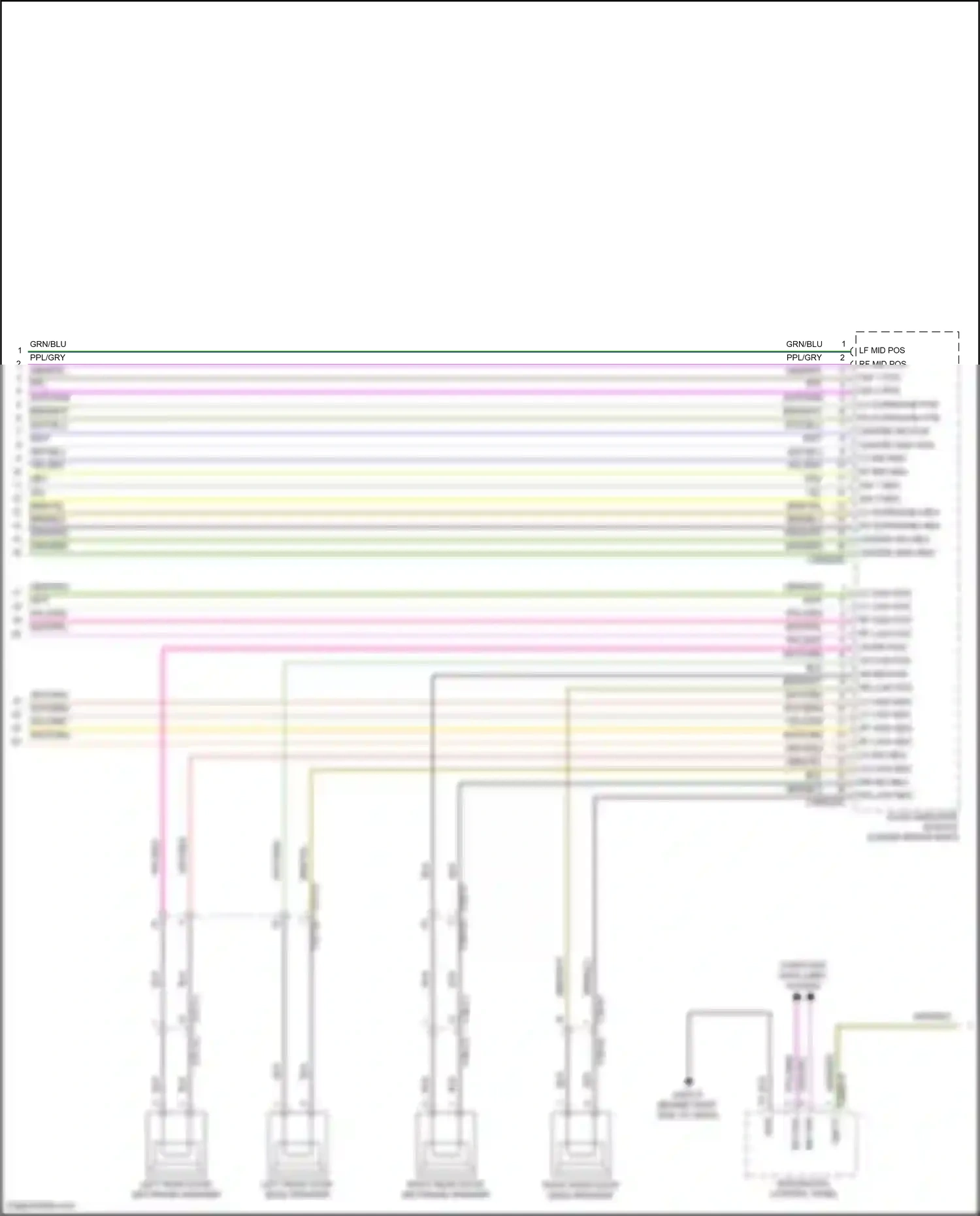 Land Rover Range Rover IV (2012-2017) computer data lines system wiring diagram  (7 of 99)