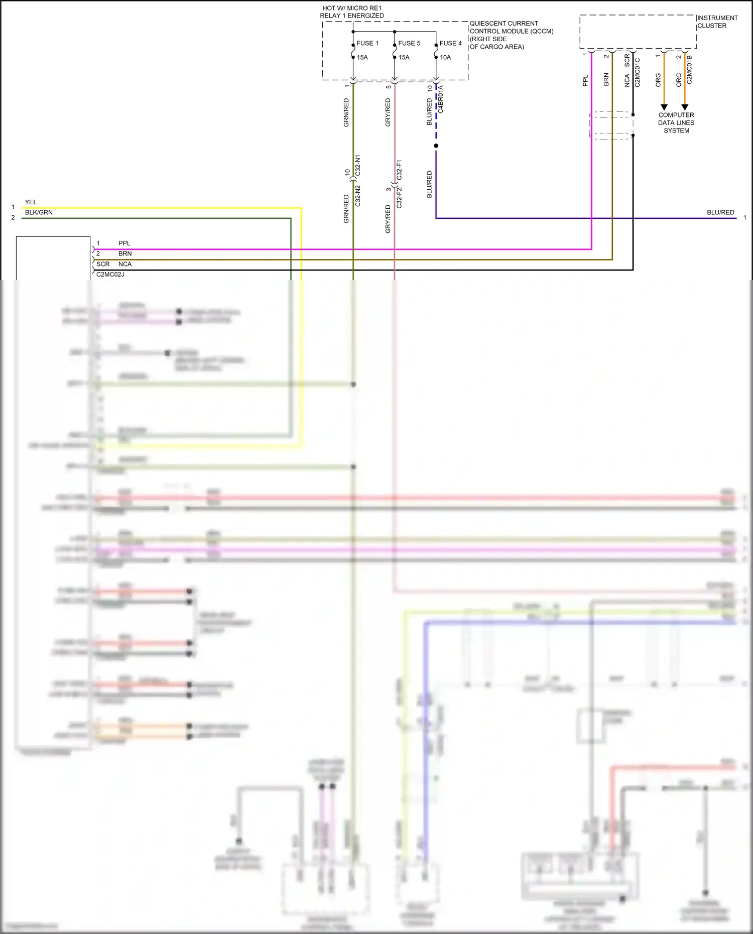 Land Rover Range Rover IV (2012-2017) computer data lines system wiring diagram  (15 of 99)