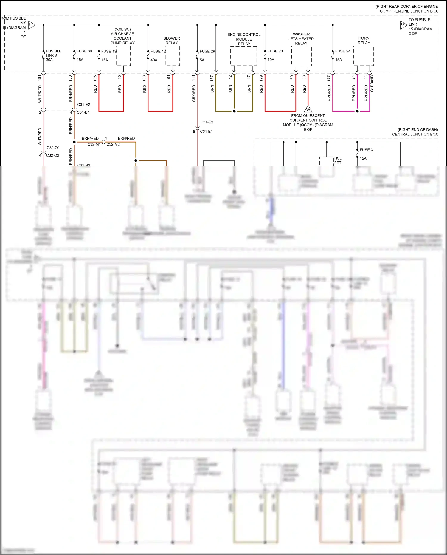 Land Rover Range Rover IV (2012-2017) dynamic response control module wiring diagram  (4 of 4)