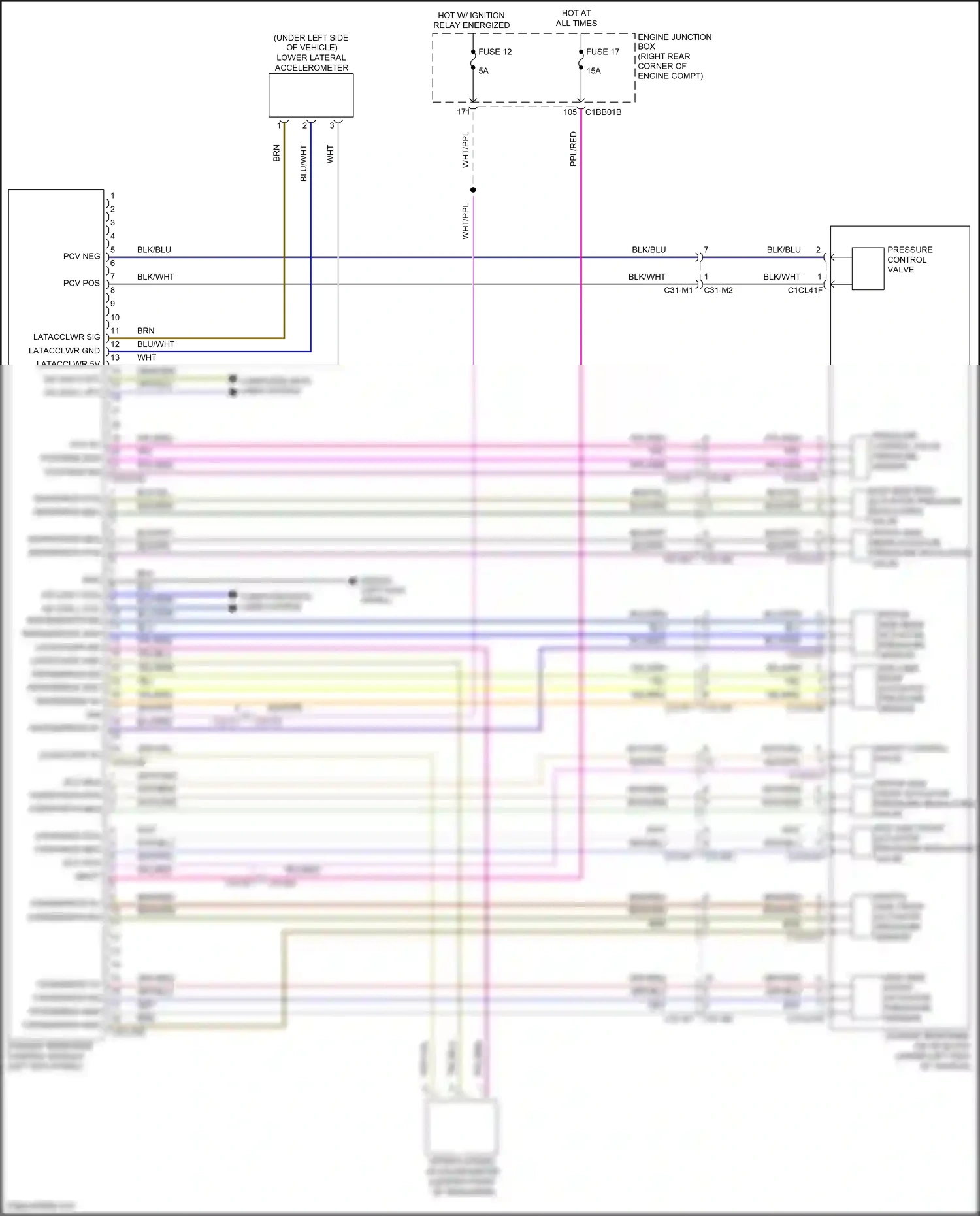 Land Rover Range Rover IV (2012-2017) engine junction box wiring diagram  (5 of 22)