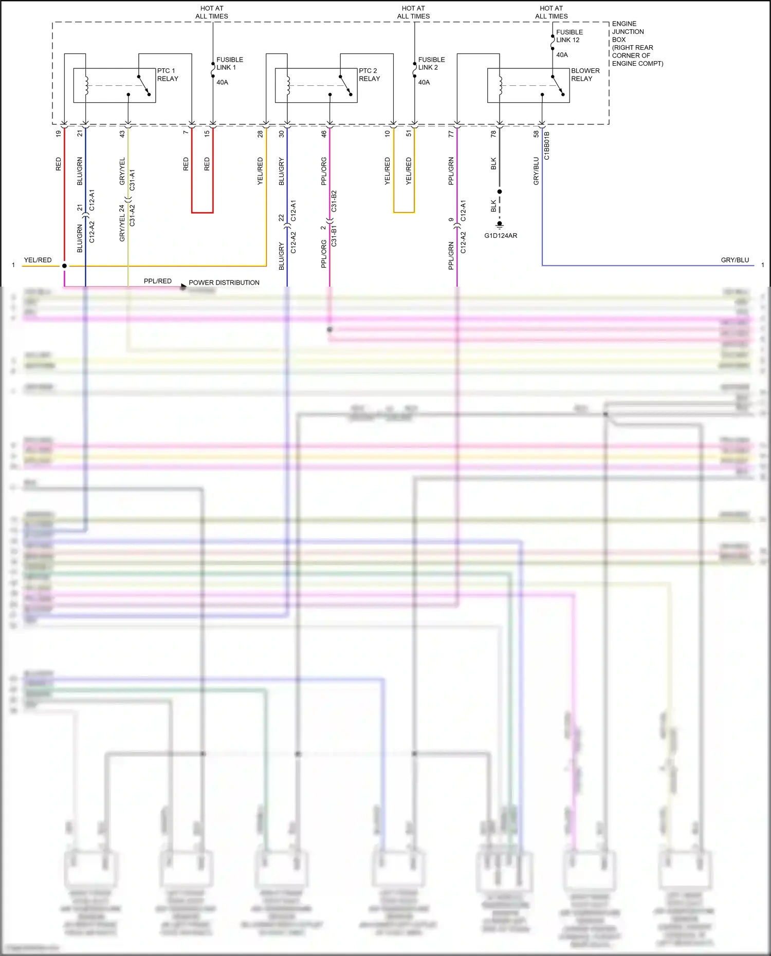 Land Rover Range Rover IV (2012-2017) engine junction box wiring diagram  (12 of 22)