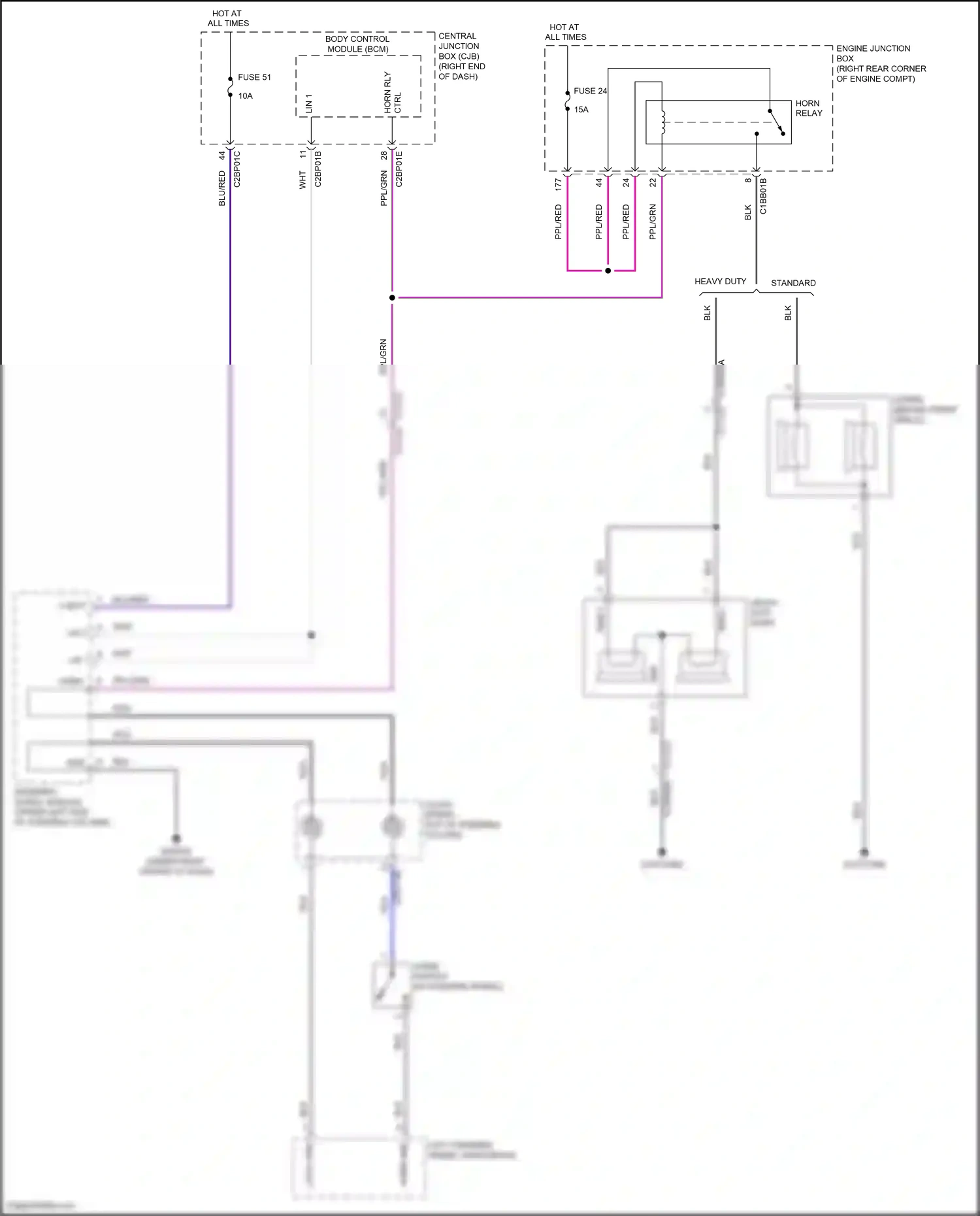 Land Rover Range Rover IV (2012-2017) engine junction box wiring diagram  (16 of 22)