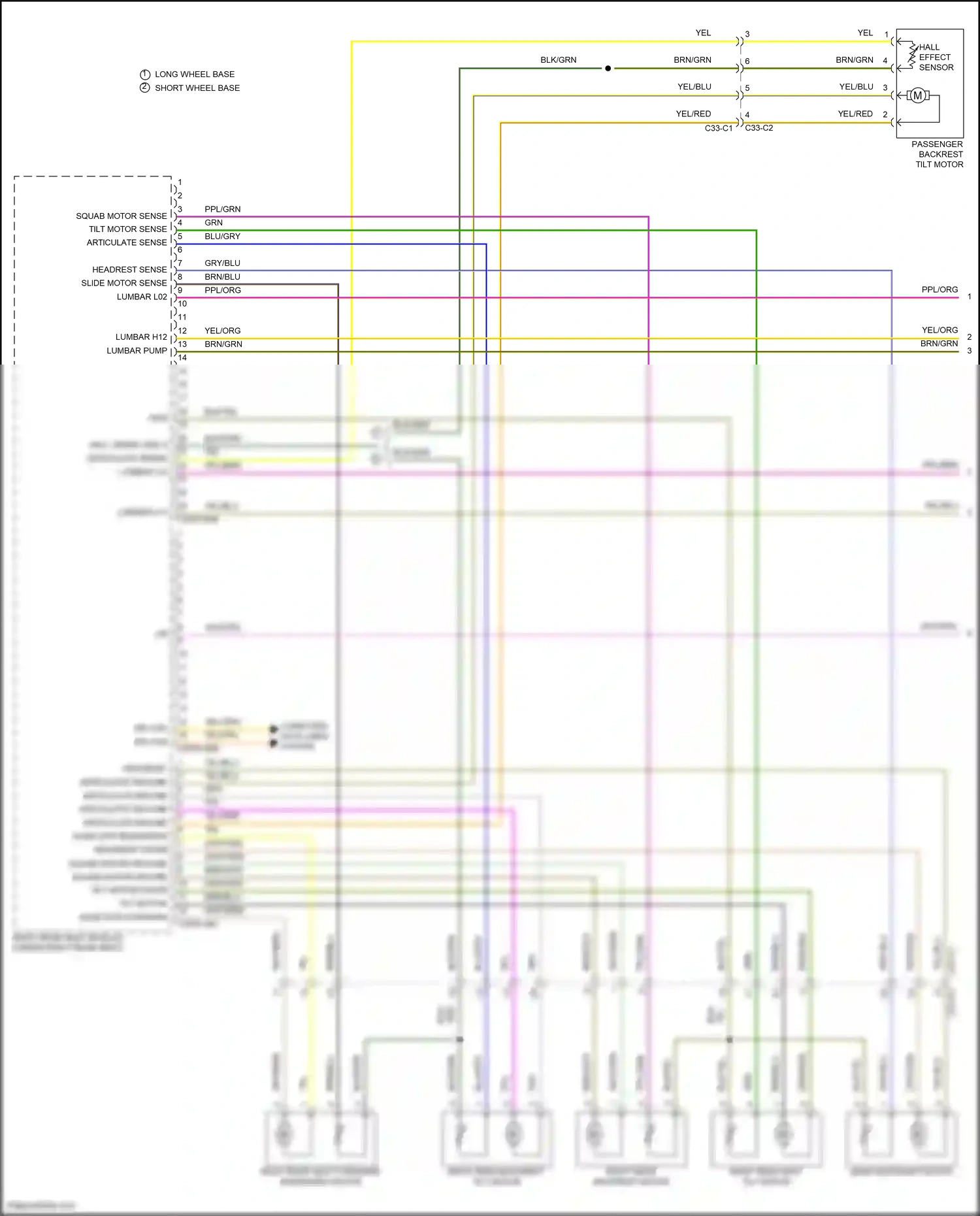 Land Rover Range Rover IV (2012-2017) hall effect sensor wiring diagram  (2 of 2)