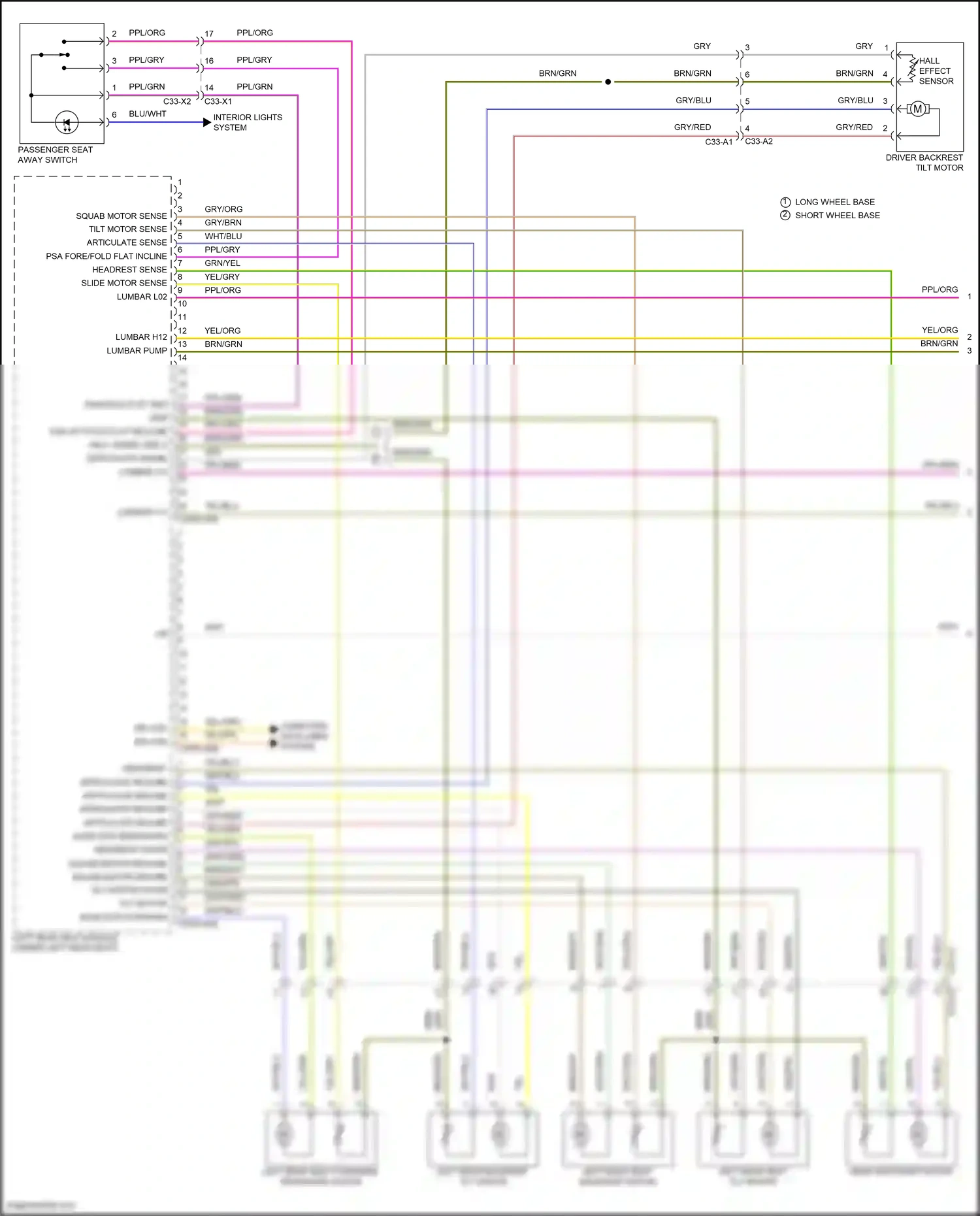 Land Rover Range Rover IV (2012-2017) hall effect sensor wiring diagram  (1 of 2)