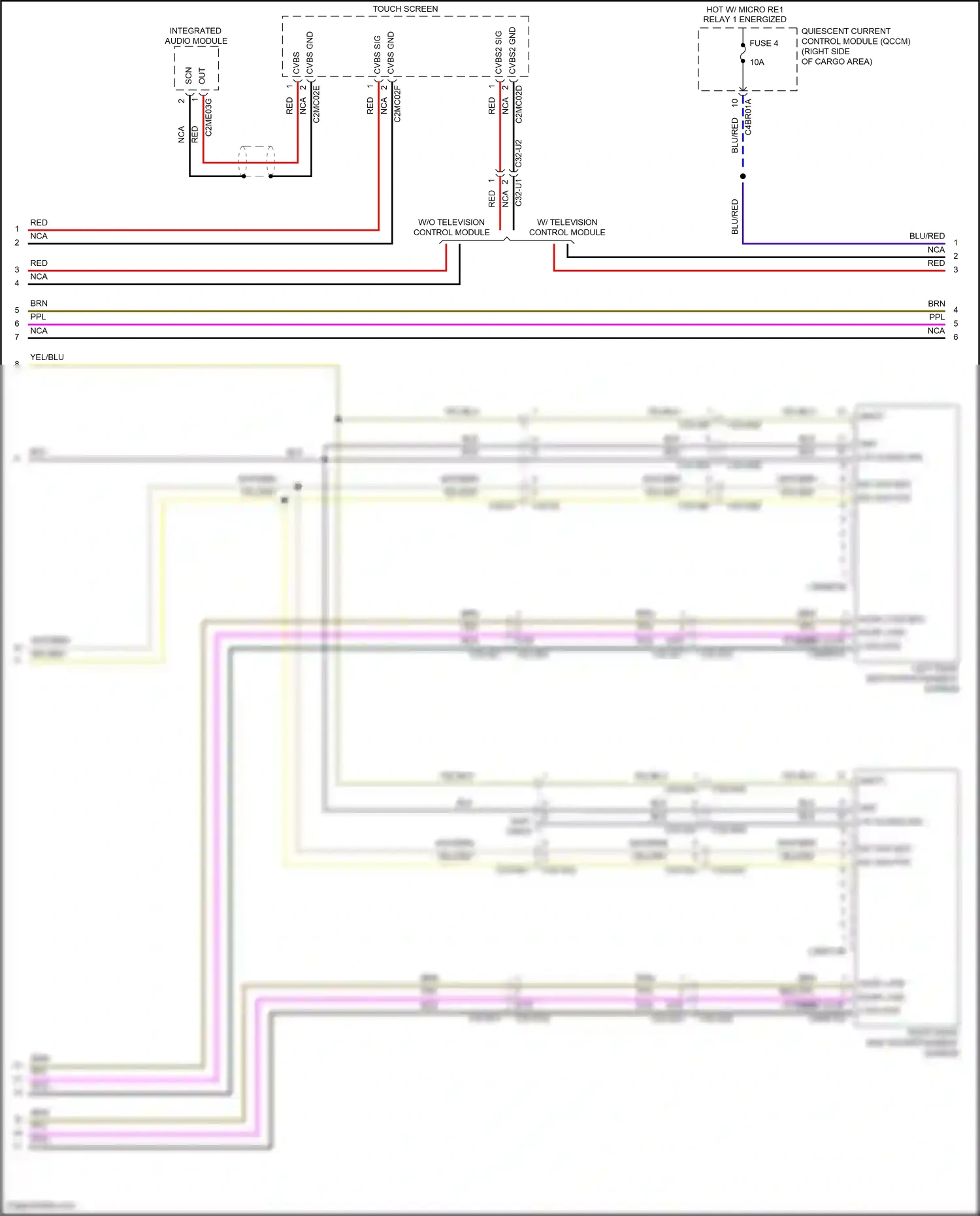 Land Rover Range Rover IV (2012-2017) l/r coding pin wiring diagram  (1 of 1)