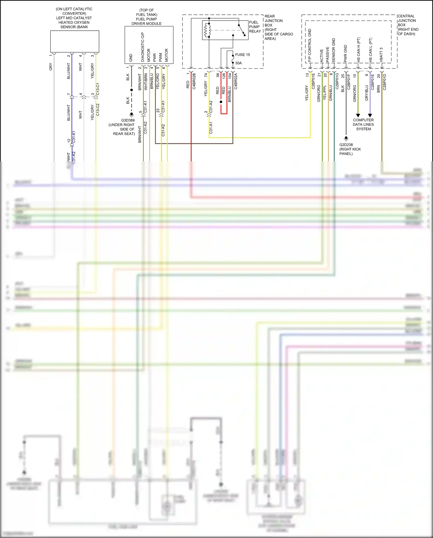 Land Rover Range Rover IV (2012-2017) sensor gnd wiring diagram  (4 of 5)