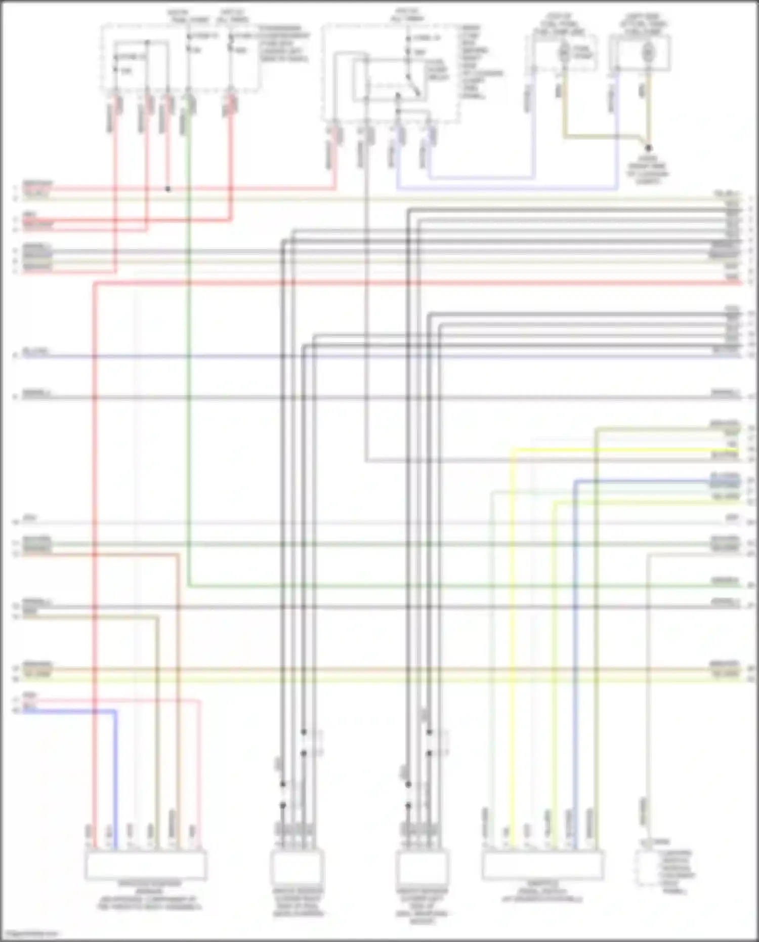 Range Rover Land Rover L322 (2002-2005): Wiring diagram engine performance 4.4l (3 of 4)
