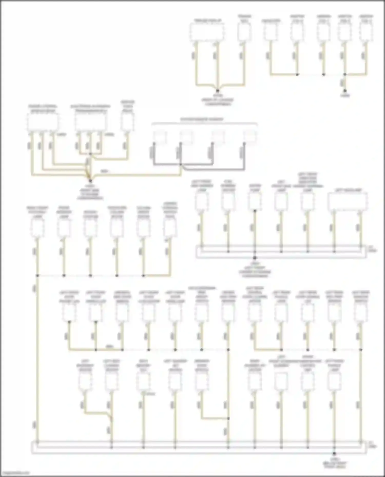 Range Rover Land Rover L322 (2002-2005): Ground distribution circuit (3 of 4)