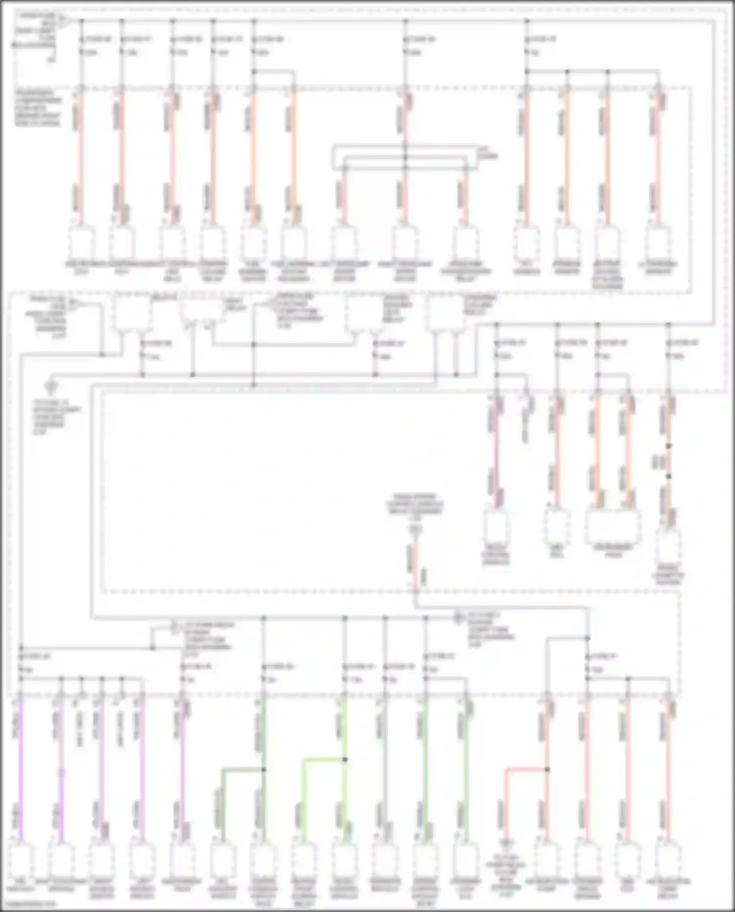 Wiring diagram air injection pump relay for Land Rover Range Rover L322 (2002-2005) (3 of 4)
