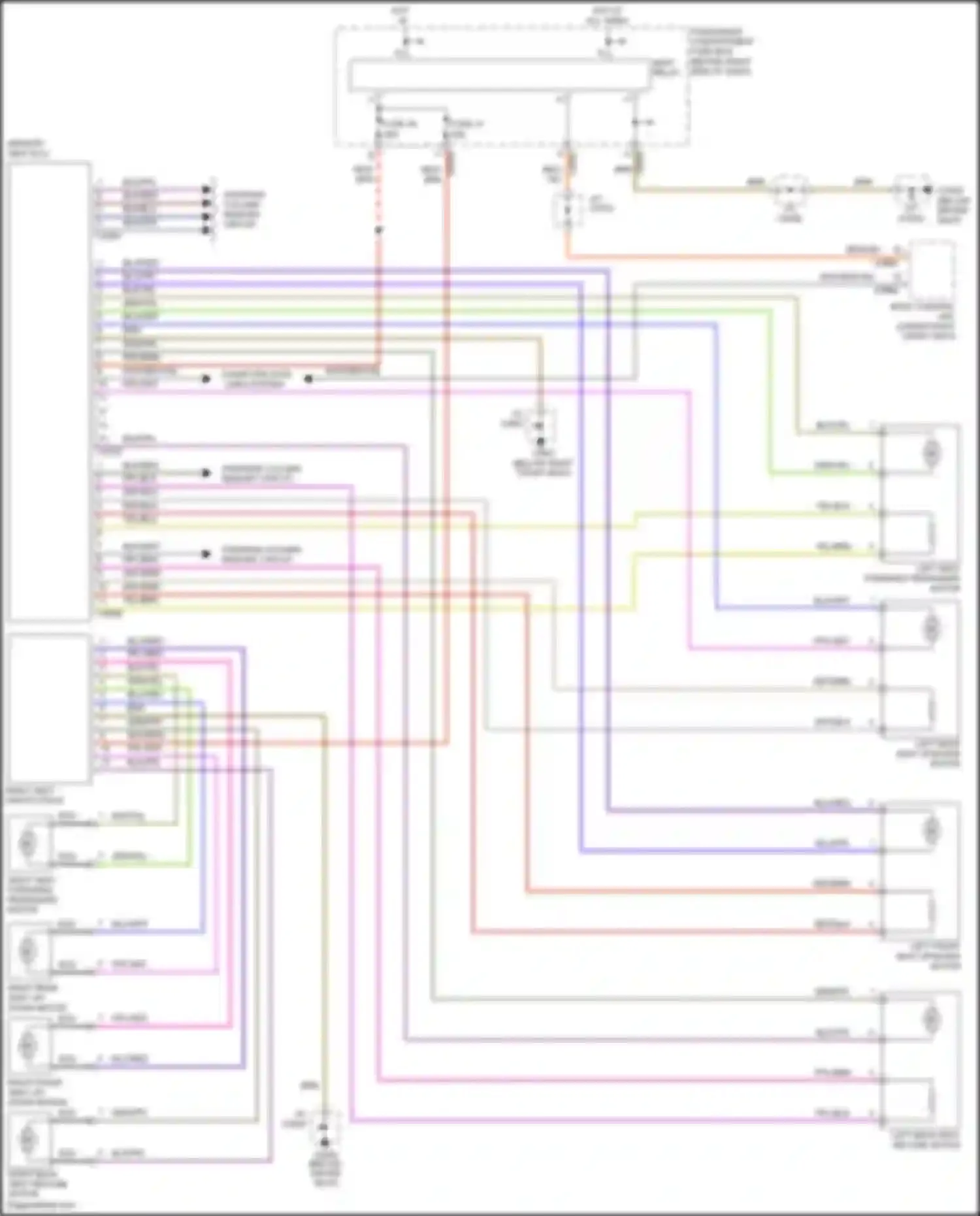 Wiring diagram blk/blu for Land Rover Range Rover L322 (2002-2005) (7 of 13)