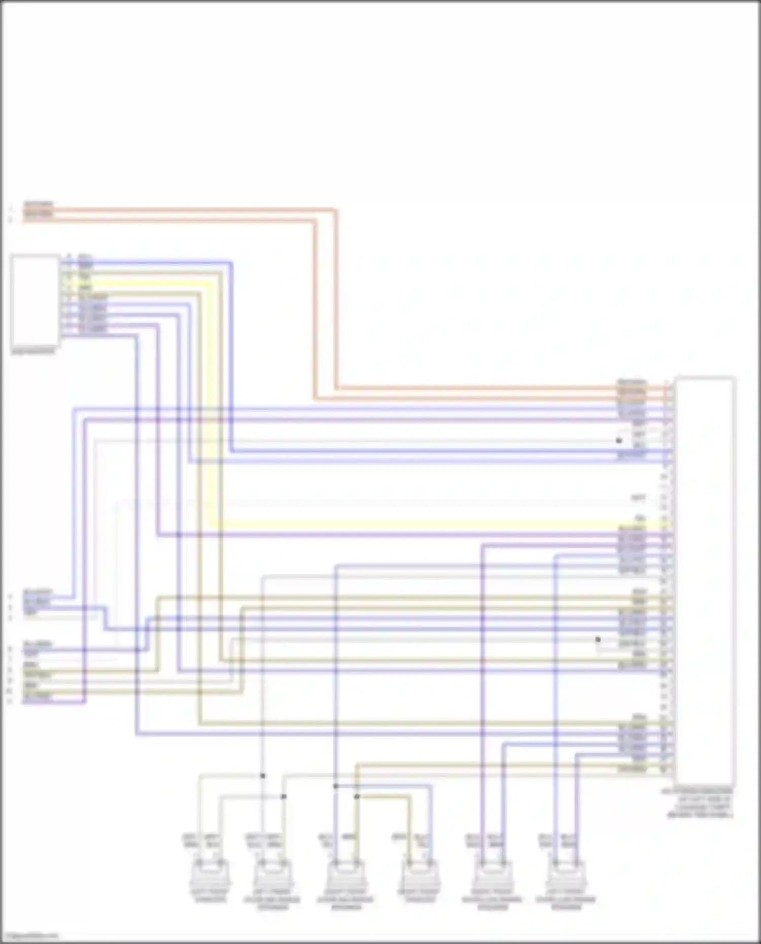 Wiring diagram gry/brn for Land Rover Range Rover L322 (2002-2005) (14 of 19)