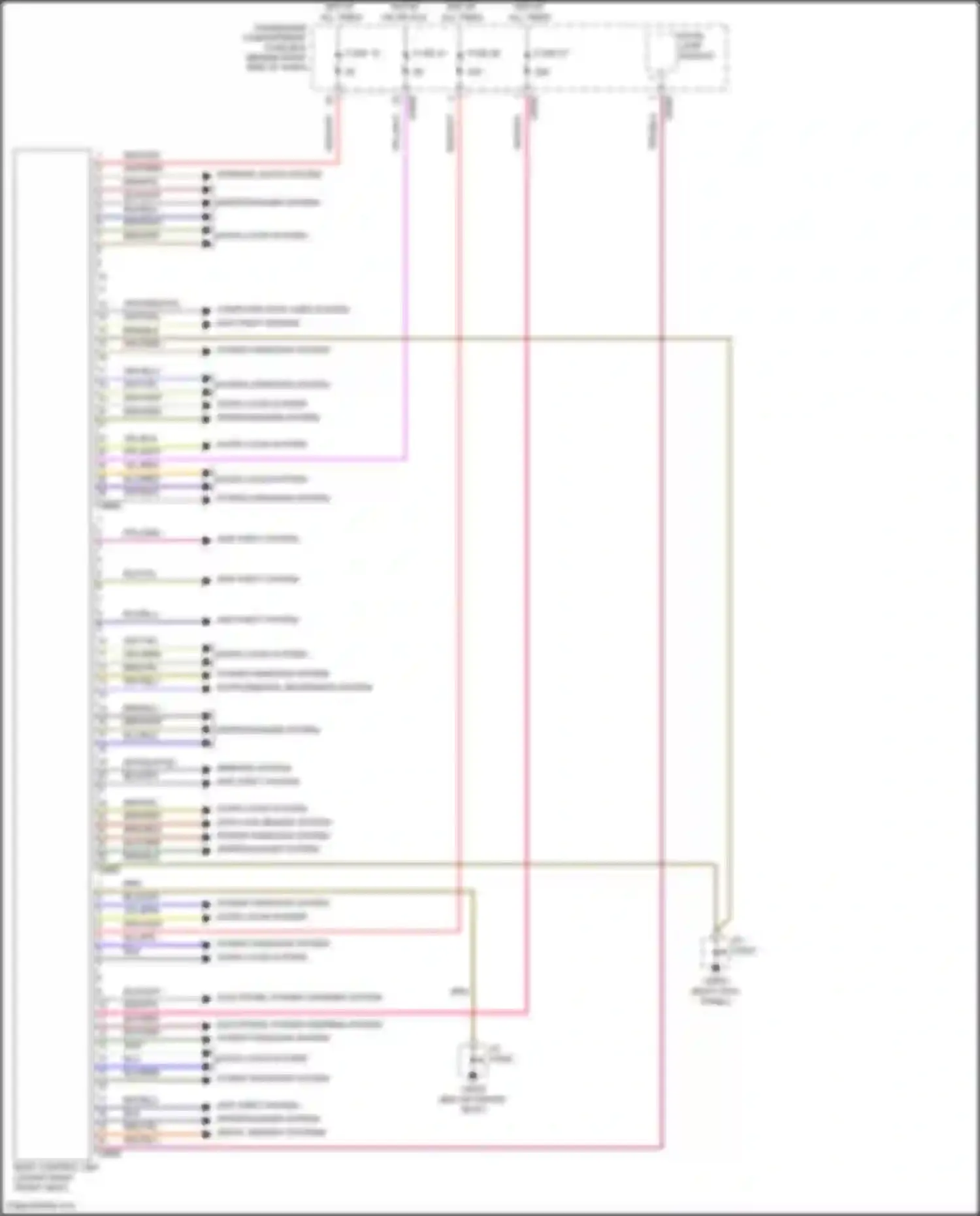 Wiring diagram yel/blk for Land Rover Range Rover L322 (2002-2005) (17 of 29)