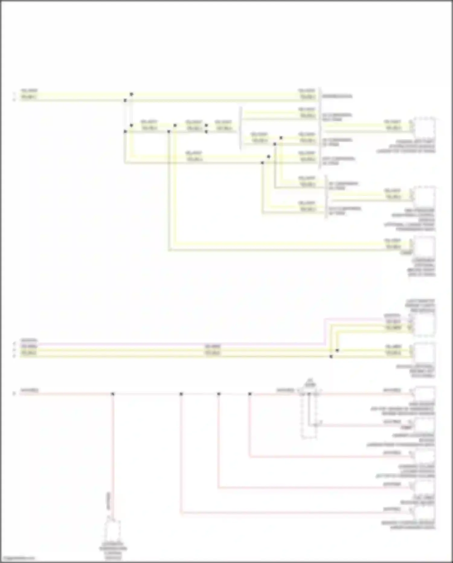 Range Rover Land Rover L322 (2005-2009): Diagnostic socket circuit (2 of 2)