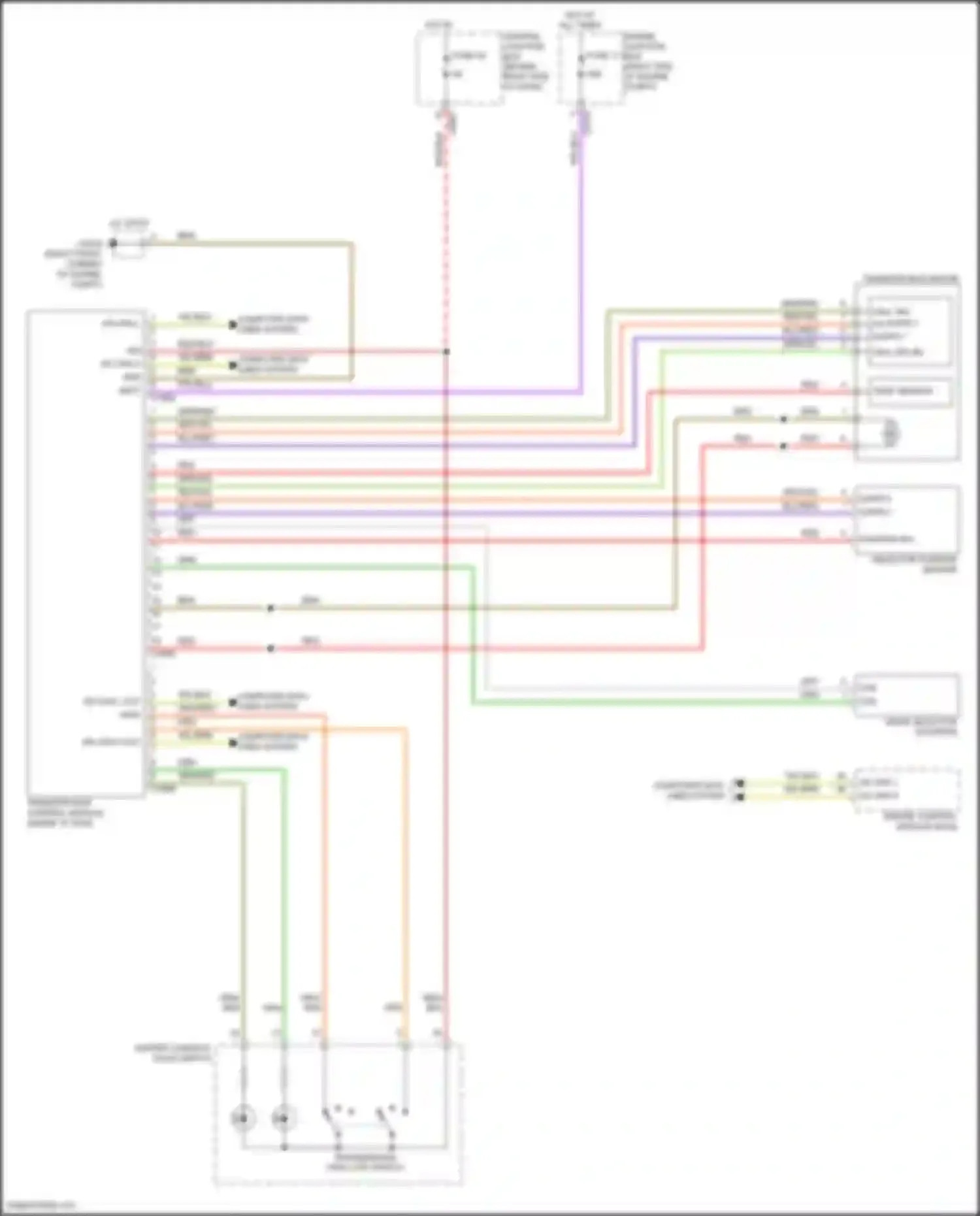 Wiring diagram computer data lines system for Land Rover Range Rover L322 (2005-2009) (11 of 40)